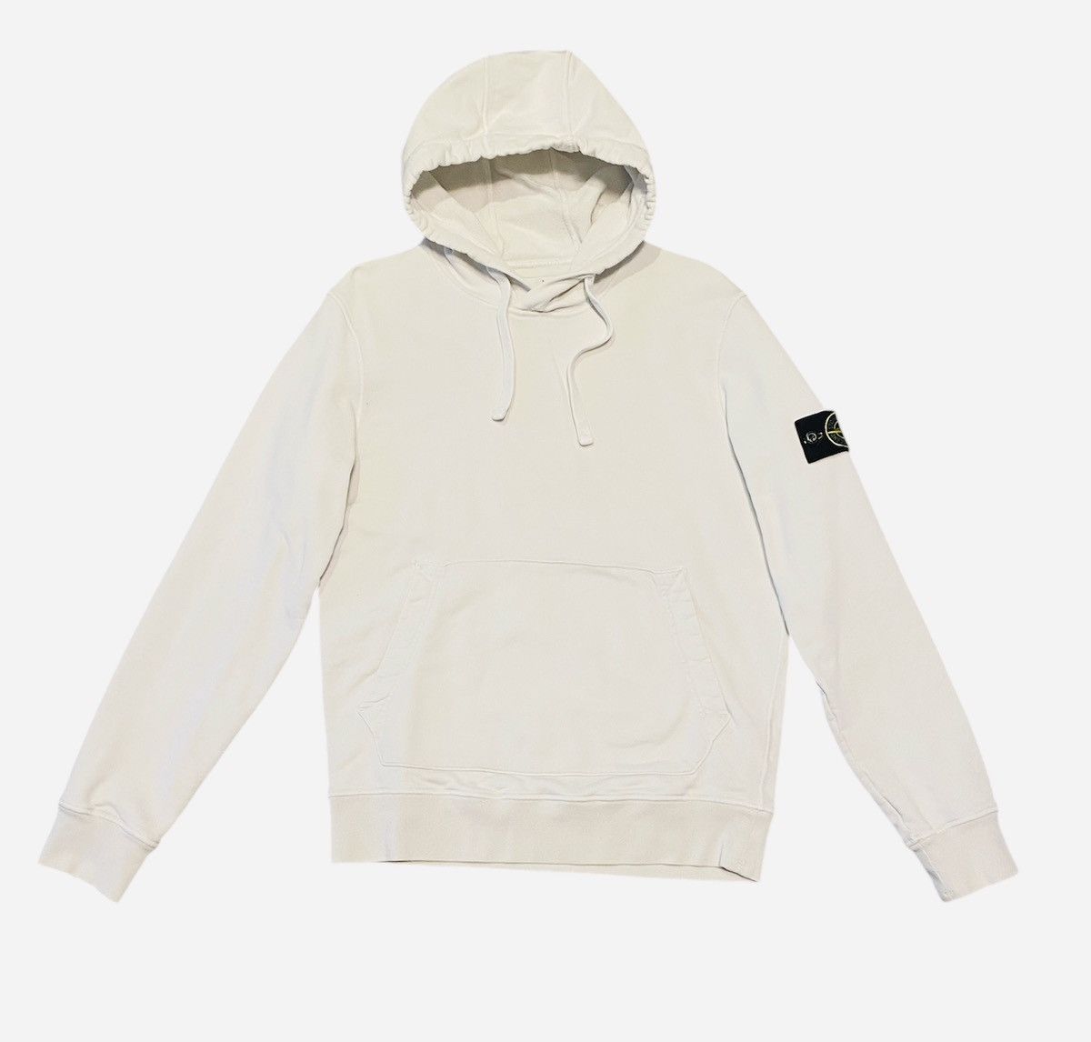 Stone Island White Hoodie Stone Island Size US S / EU 44-46 / 1 - 1 Thumbnail