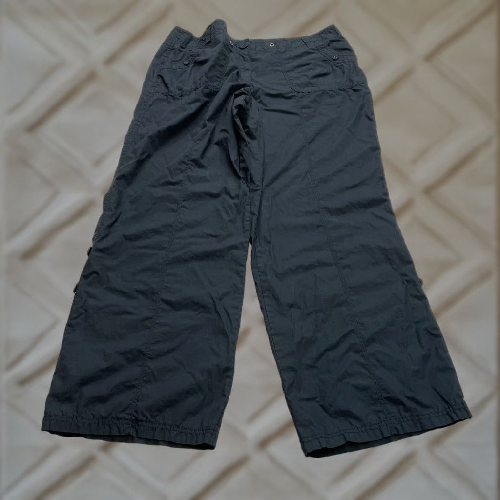Vintage Dalia Collection Pants Womes 16W Black Lightweight Casual Wide Leg Relaxed 38x31 Size 38" / US 16 / IT 52 - 1 Thumbnail