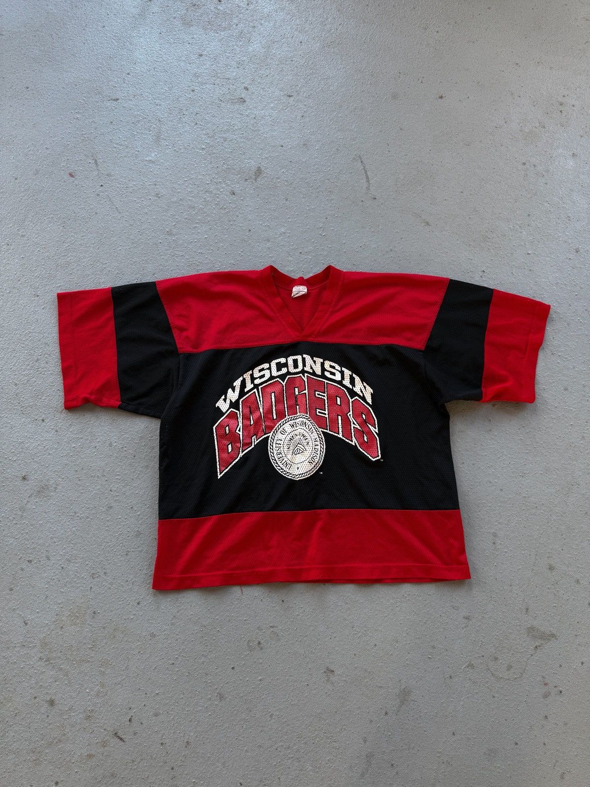 Vintage UW Madison Badgers Vintage Jersey Size US L / EU 52-54 / 3 - 1 Thumbnail