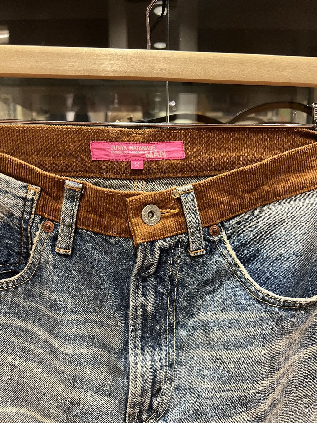 Comme des Garcons Junya Watanabe comme Des garçons patch denim jeans blue Size US 30 / EU 46 - 3 Thumbnail