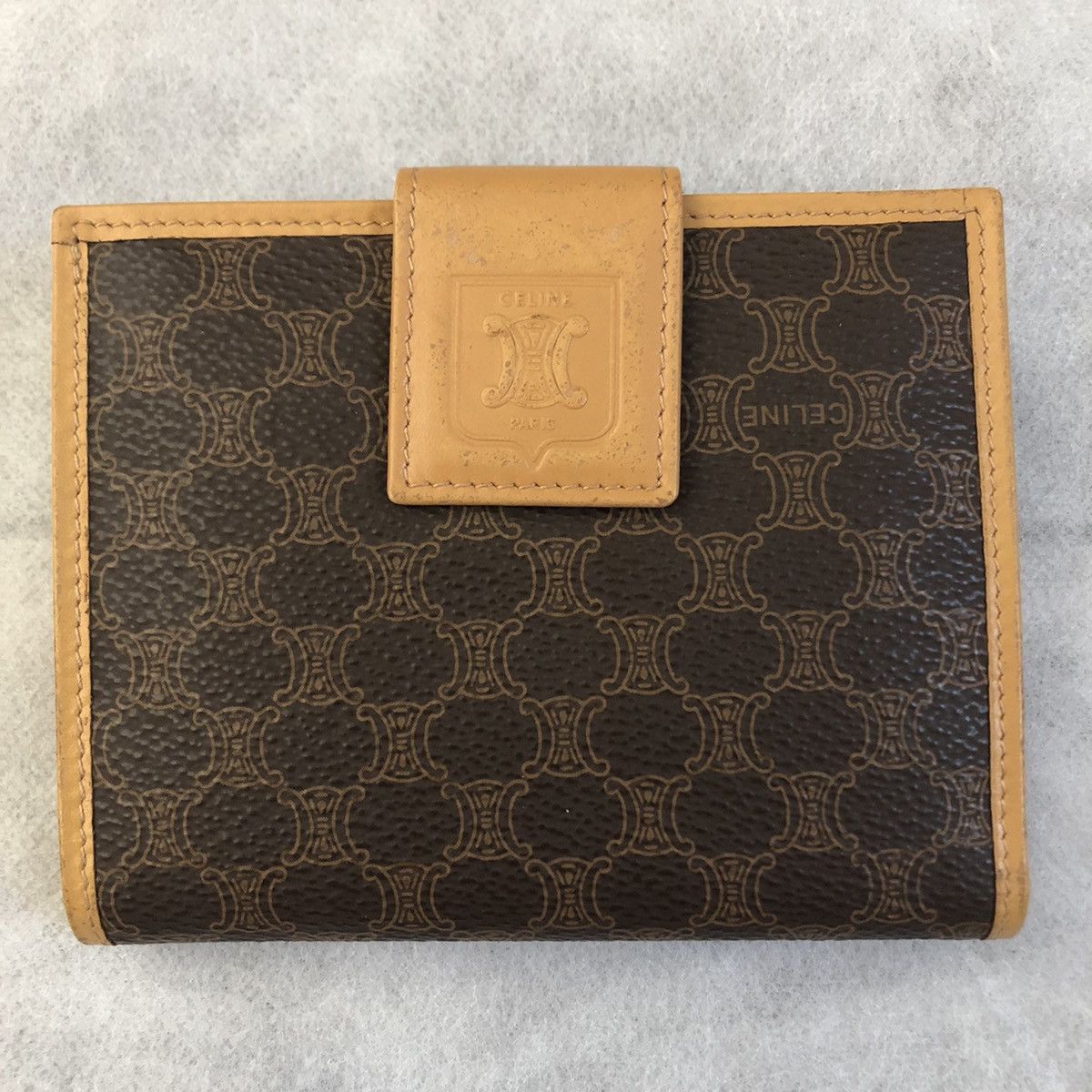 Celine Vintage Celine Macadam Wallet Size ONE SIZE - 1 Thumbnail