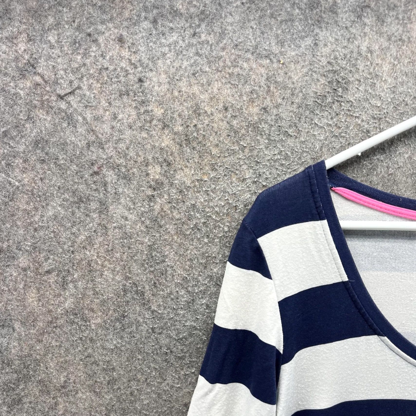 Lilly Pulitzer Lilly Pulitzer Shirt Dress Womens M Blue Striped Scoop 3/4 Sleeve Casual Vintage No (adapted: but must use only original words) Size M / US 6-8 / IT 42-44 - 6 Thumbnail
