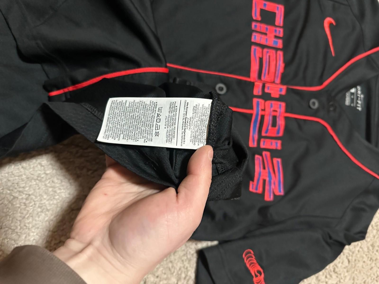 Nike Nike South Korea National Team Black Baseball Button Jersey Size US M / EU 48-50 / 2 - 6 Thumbnail