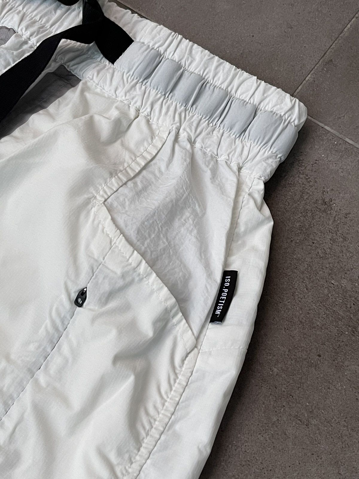 Tobias Birk Nielsen !DS! SS23 Iso Poetism Tobias Birk Nielsen White Nylon Pants Size US 34 / EU 50 - 10 Thumbnail