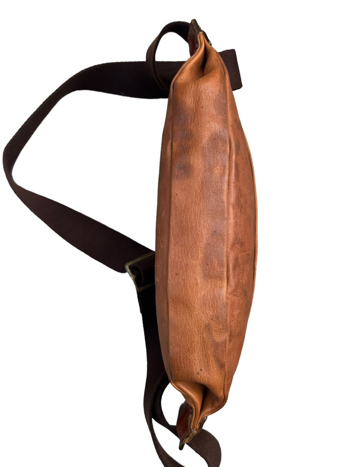 Leather Creed Japan Stains Patina Leather Chest Bag Size ONE SIZE - 18 Thumbnail