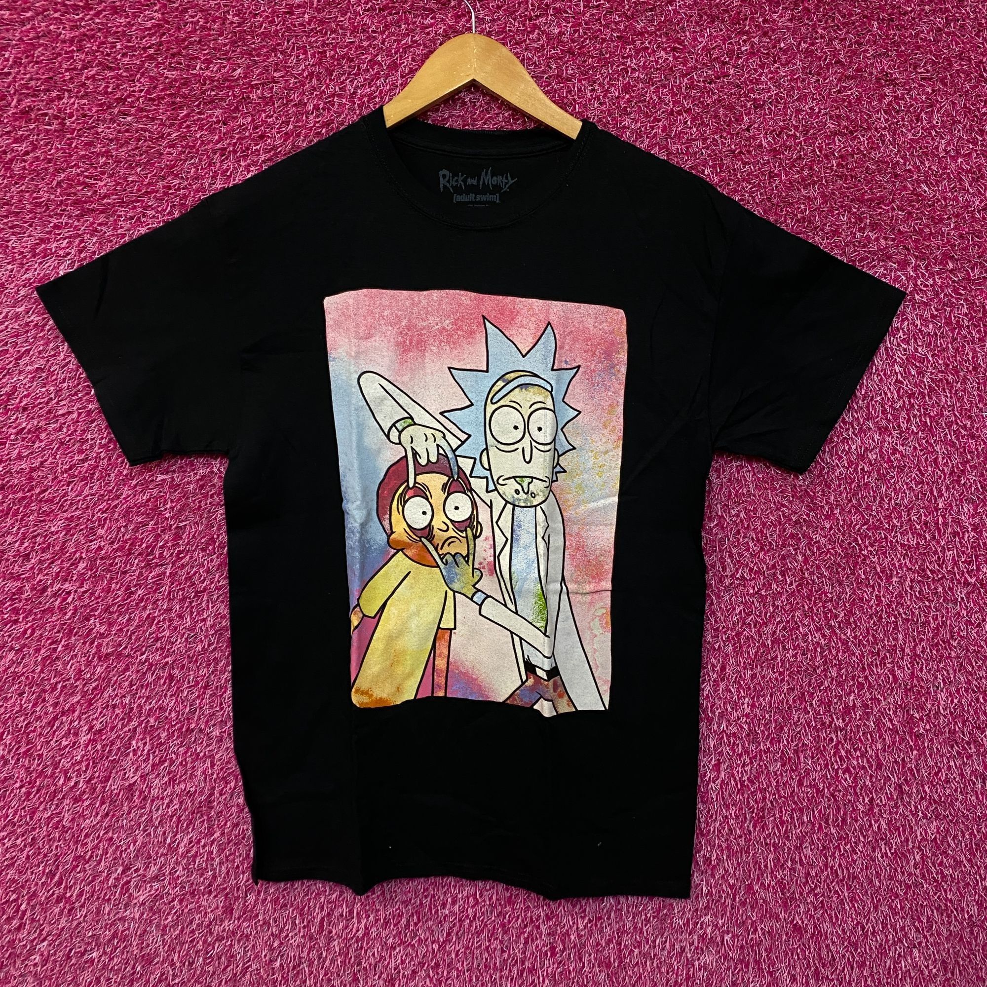 Ripple Junction Rick and Morty watercolor eye pull Tshirt size medium Size US M / EU 48-50 / 2 - 1 Thumbnail