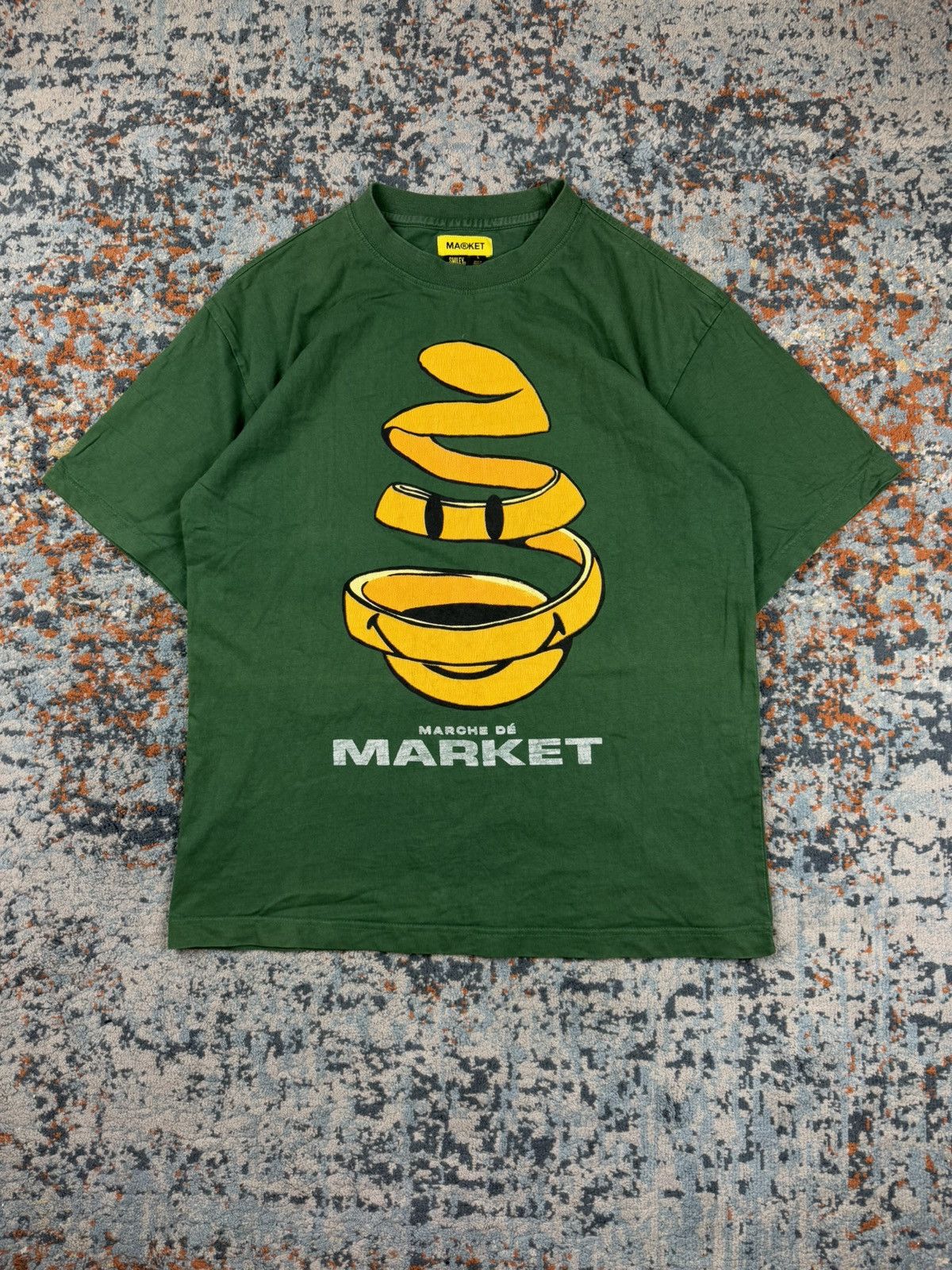 Market × Vintage Vintage 00s Chinatown Market smiley peel graphic tee Size US L / EU 52-54 / 3 - 1 Thumbnail
