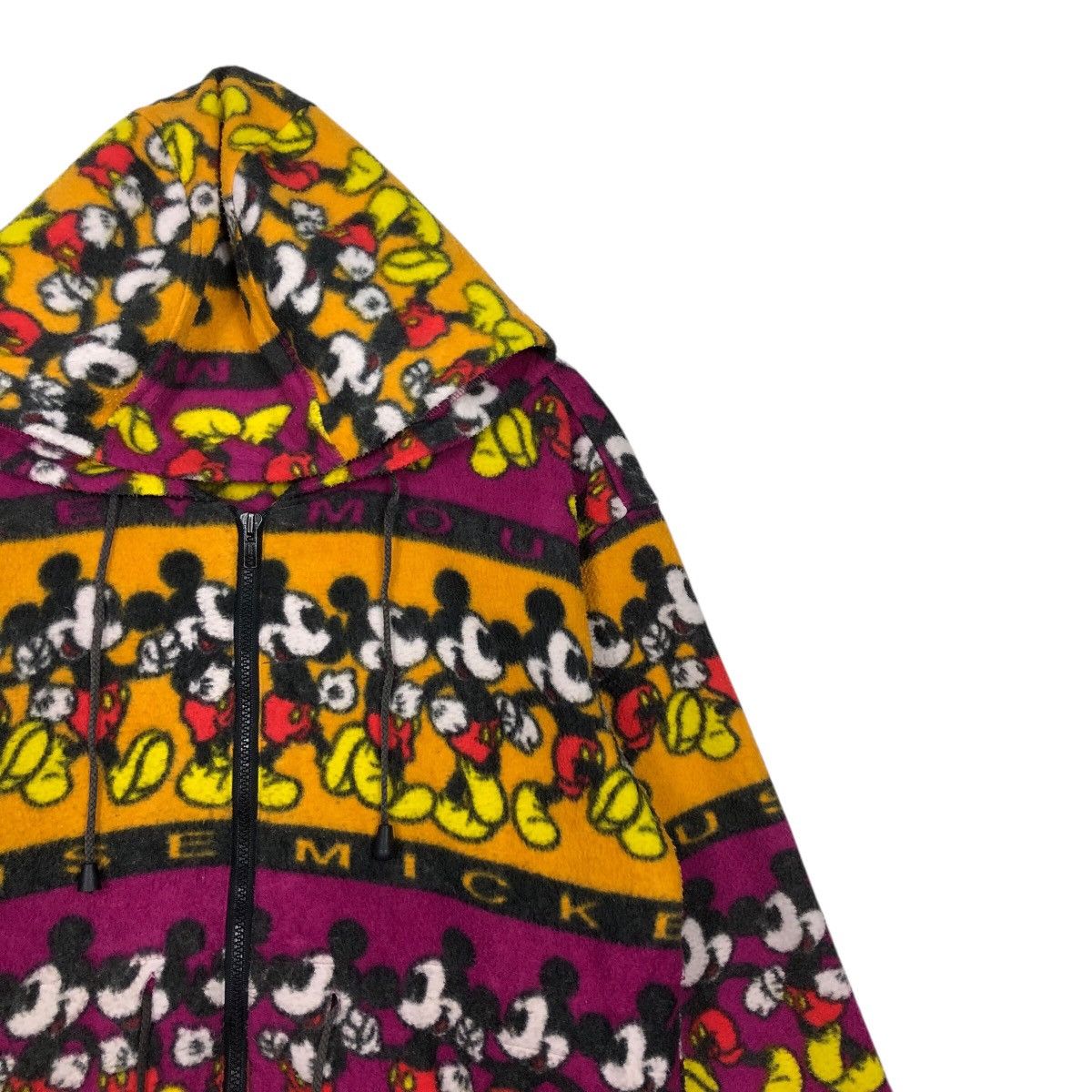 Japanese Brand 📌Vintage Mickey Mouse Zipper Fleece Jackey Navajo Design Size US S / EU 44-46 / 1 - 7 Thumbnail