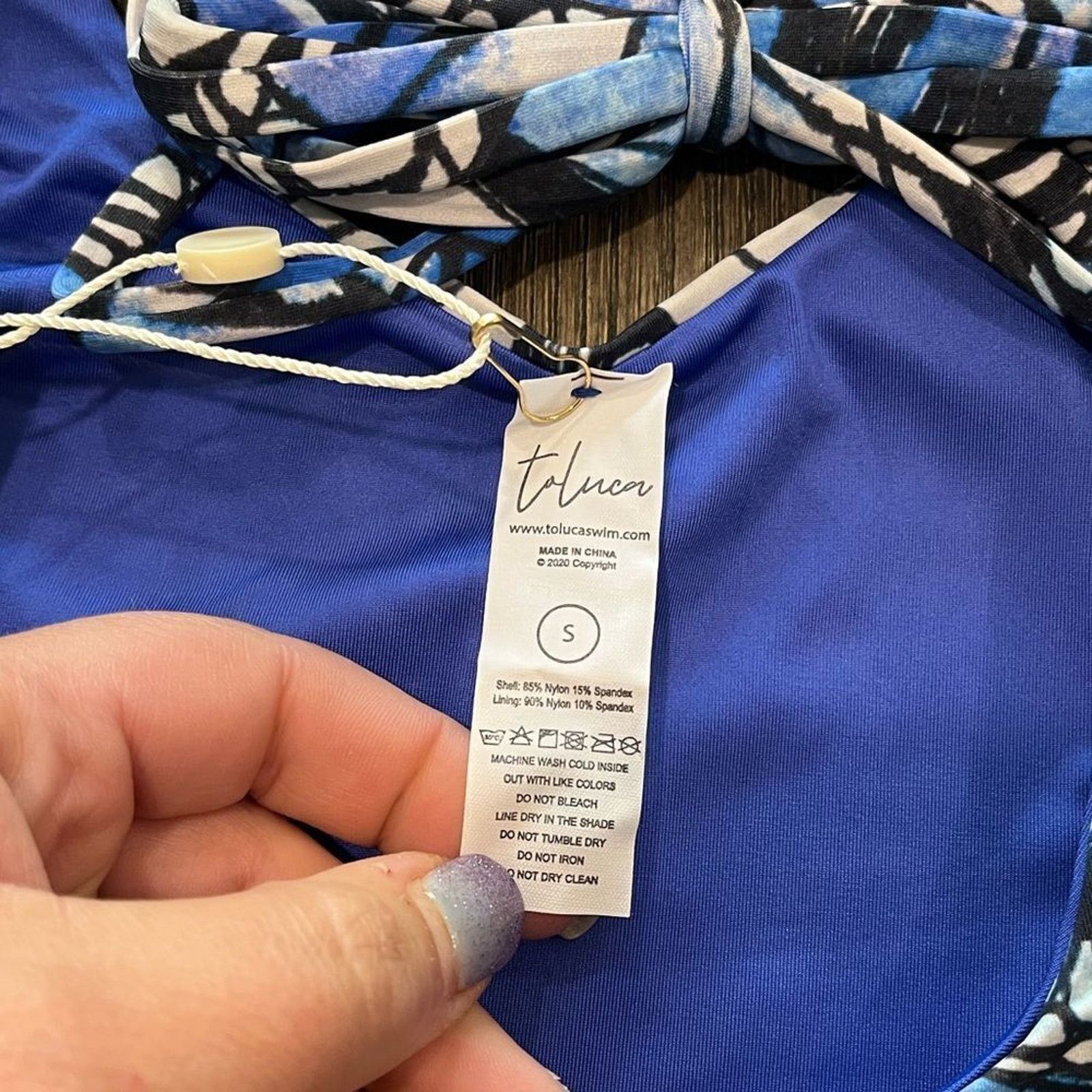 Vintage NWT Toluca Nicola Midi One Piece Swimsuit Adonis Size S Size ONE SIZE - 3 Thumbnail