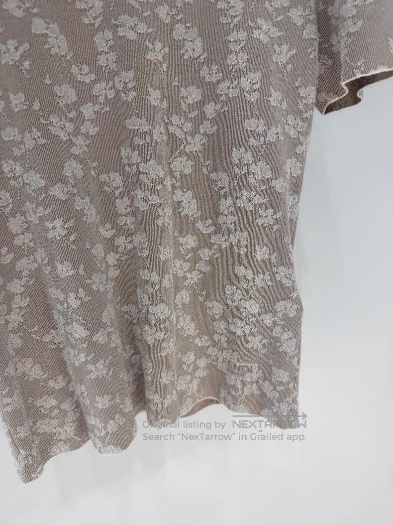 Fendi Fendi 25FW Spring/Summer Small Floral Pattern Knit Short S Size XS / US 0-2 / IT 36-38 - 3 Thumbnail