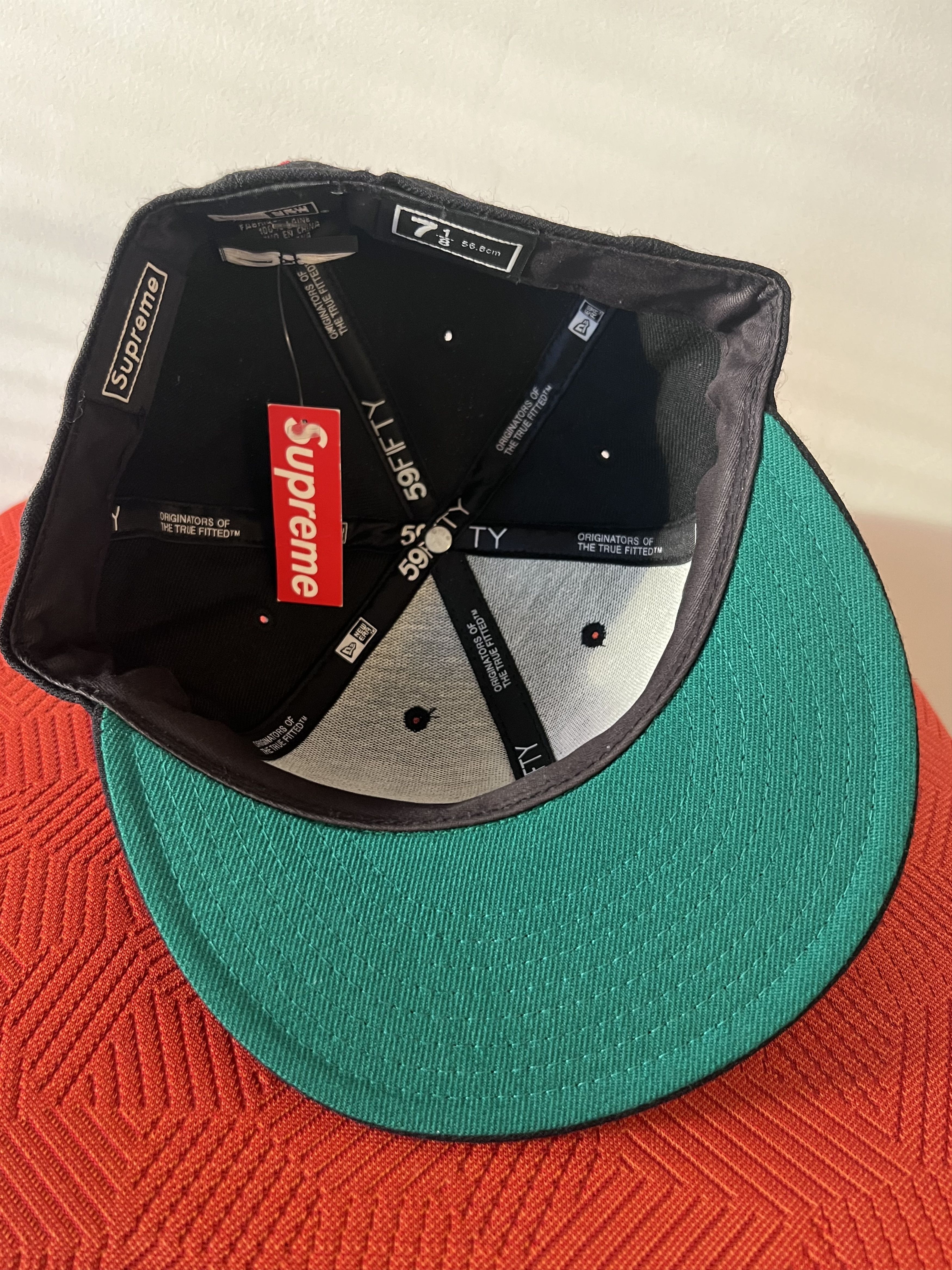 Supreme Supreme Triple S New Era Black Hat from 2008 in 7 1/8 Size ONE SIZE - 4 Thumbnail