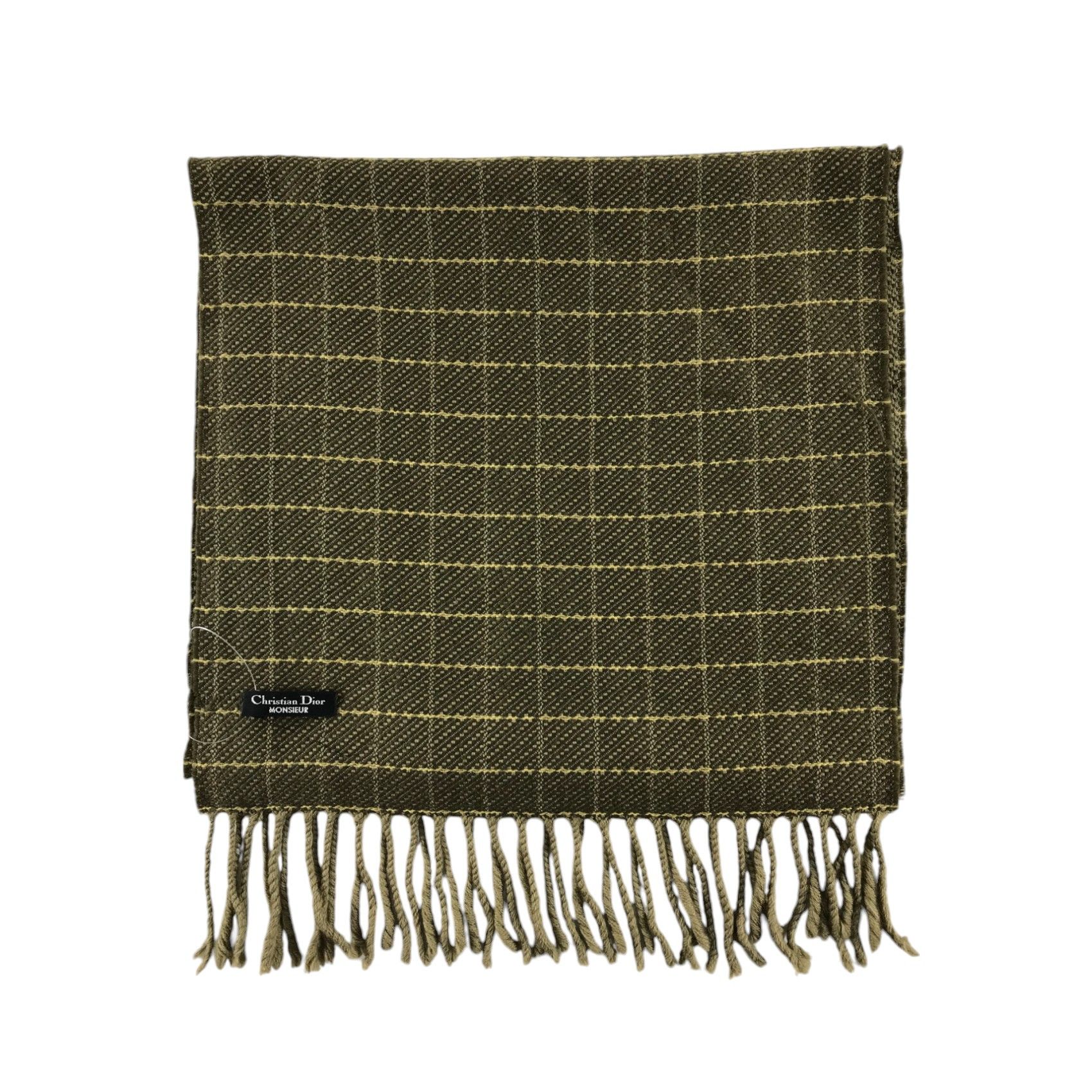 Vintage Christian Dior Monsieur Scarf / Muffler / Neckwear - WW3094 Size ONE SIZE - 2 Thumbnail