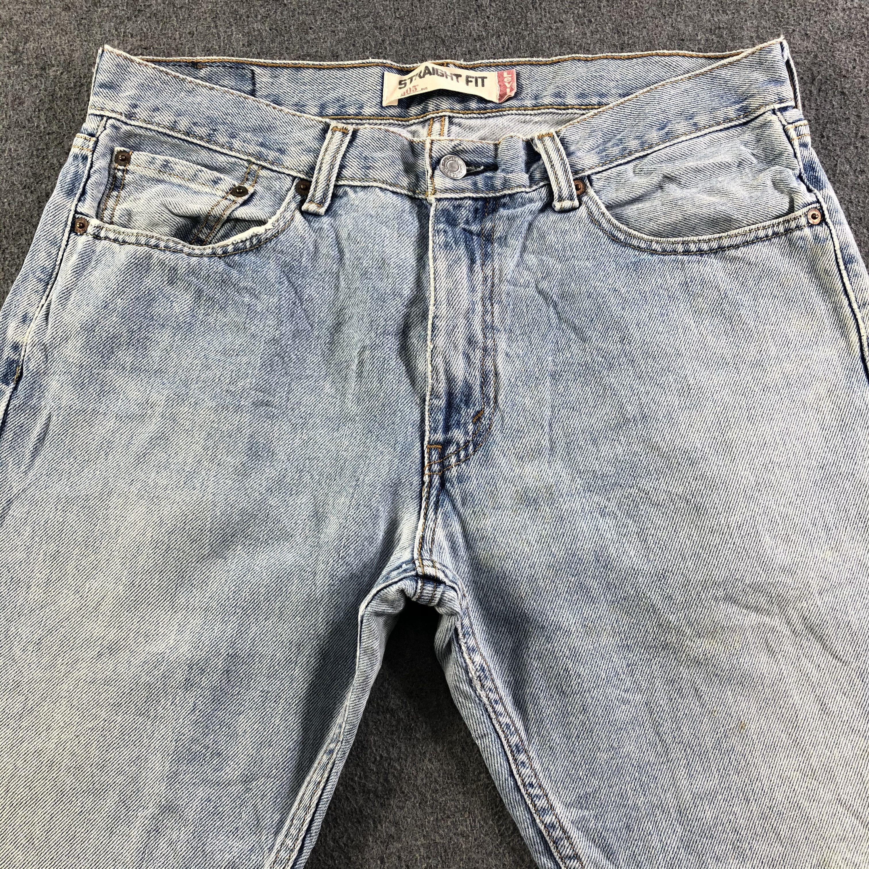Levi's Vintage Light Wash Levis 505 Jeans-J3320 Size US 35 - 3 Thumbnail