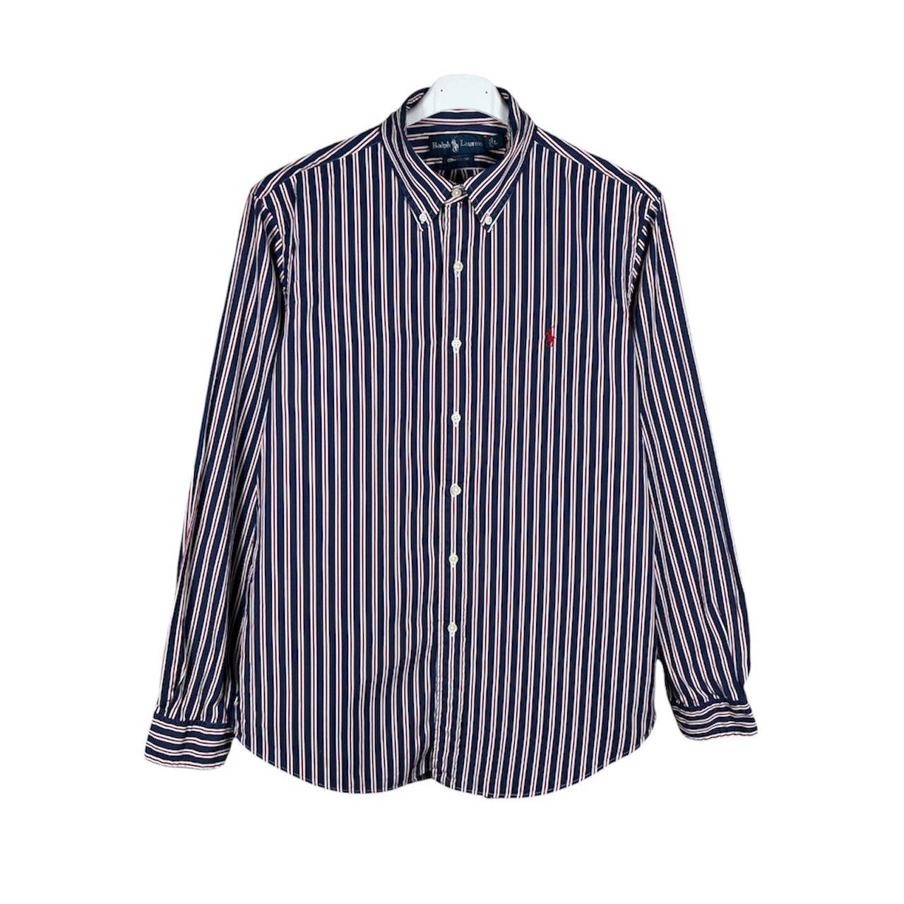 Ralph Lauren Vintage 90s Ralph Lauren striped old money chest logo shirt Size US L / EU 52-54 / 3 - 1 Thumbnail