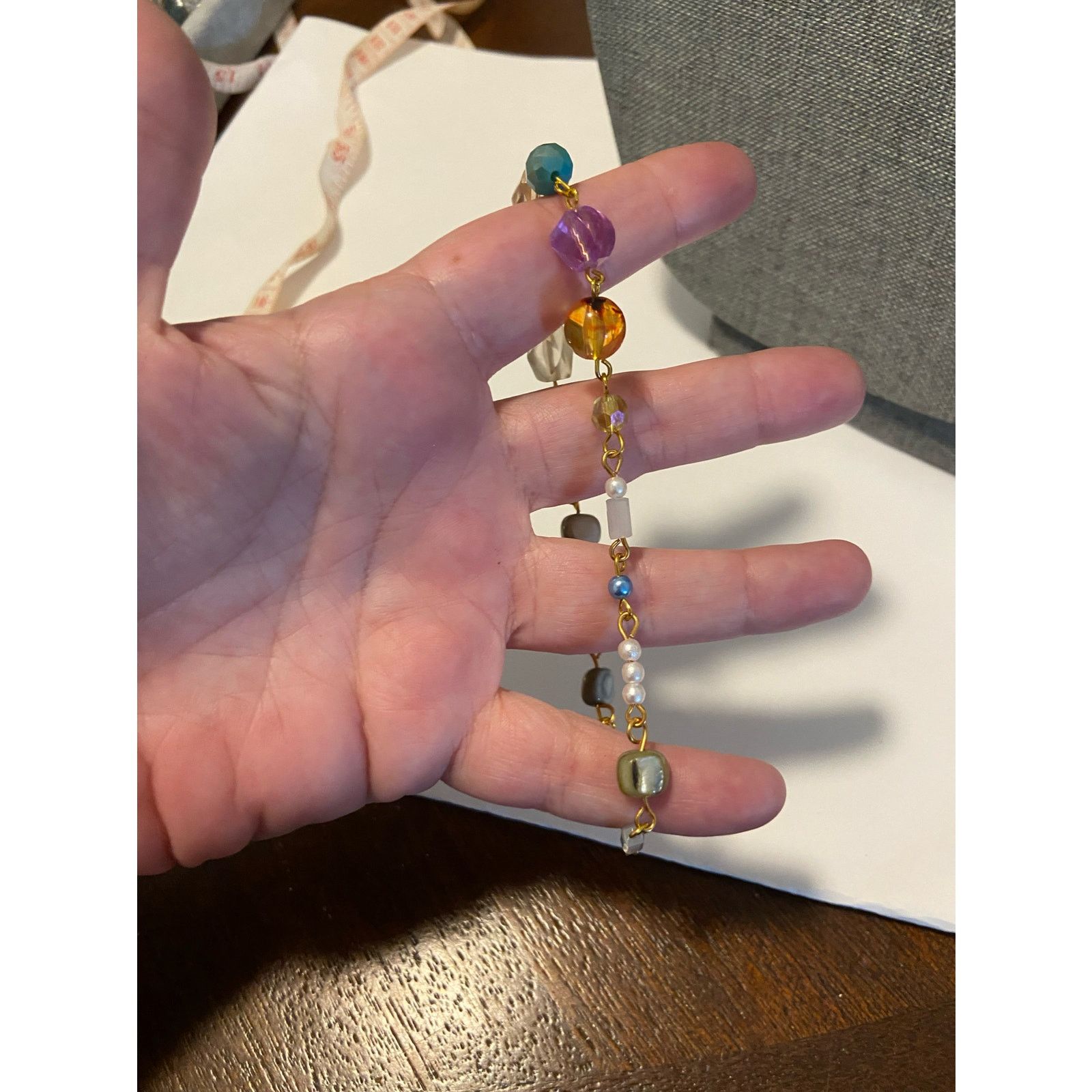 Handmade Handmade colorful beaded anklet Size ONE SIZE - 3 Thumbnail