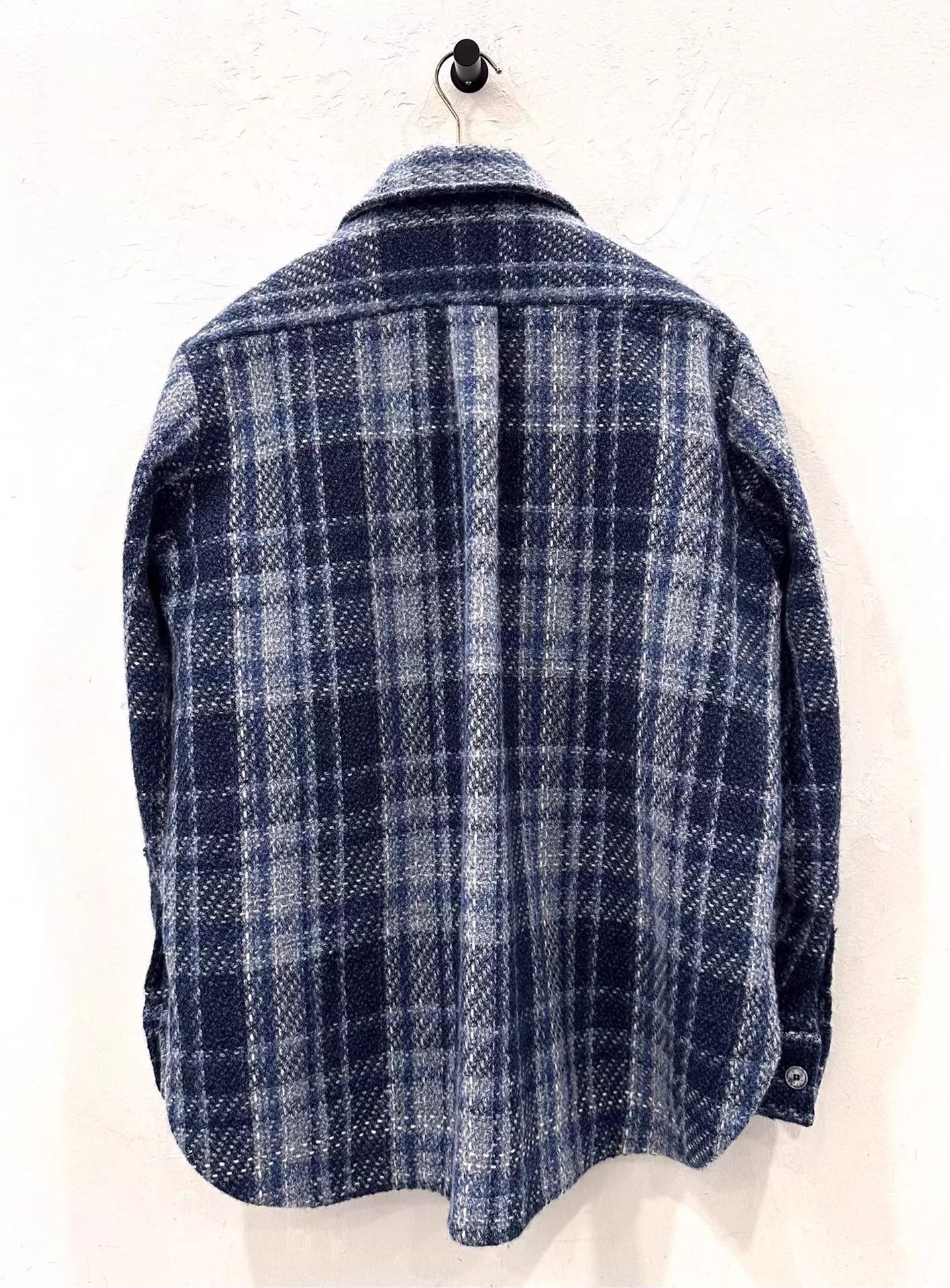 Kiton Kiton Womens Blue & White Check Logo Tweed Jkt 38 Size XS / US 0-2 / IT 36-38 - 3 Thumbnail