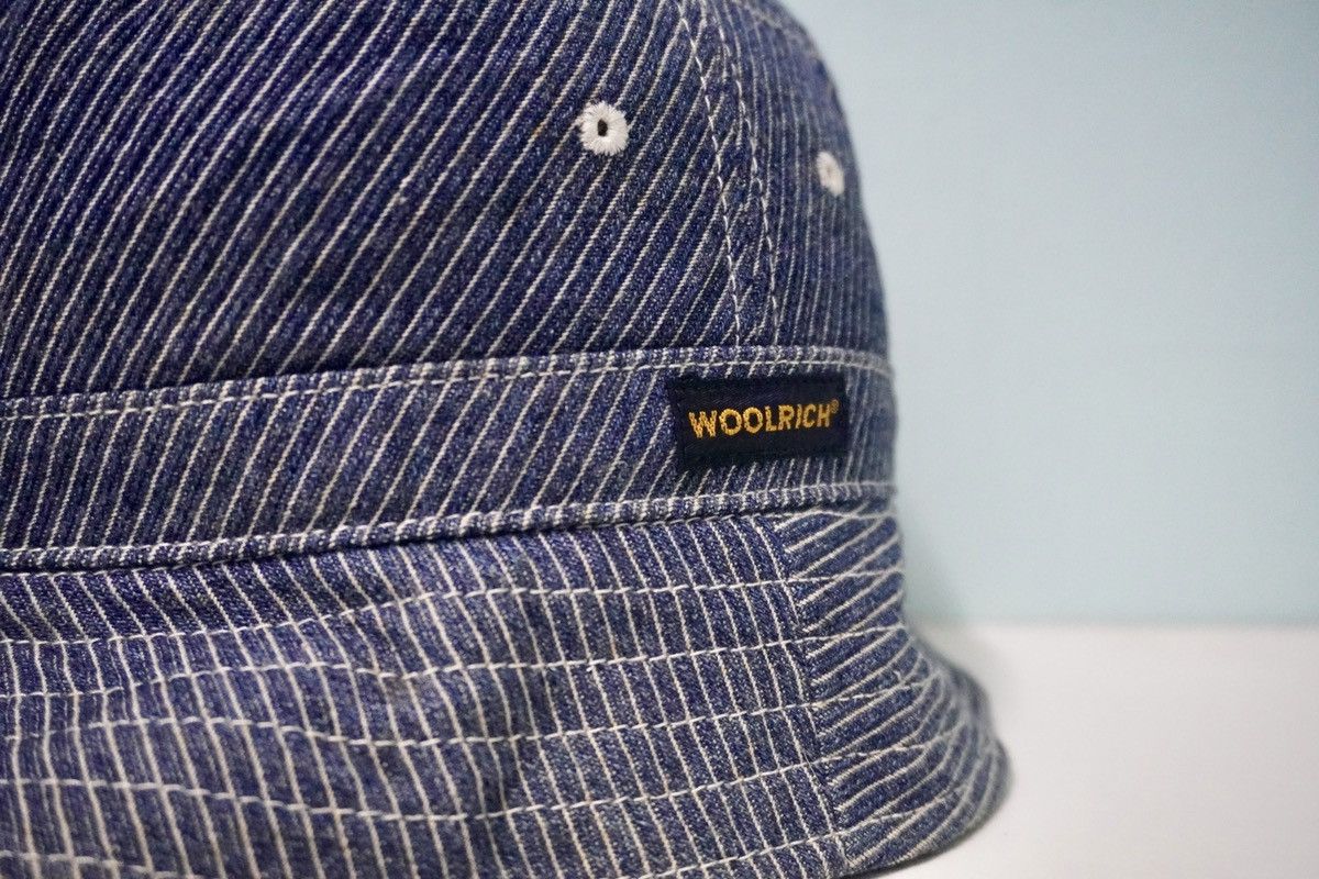 Vintage × Woolrich Woolen Mills Woolrich blue denim bucket hat vintage head gear Size ONE SIZE - 1 Thumbnail