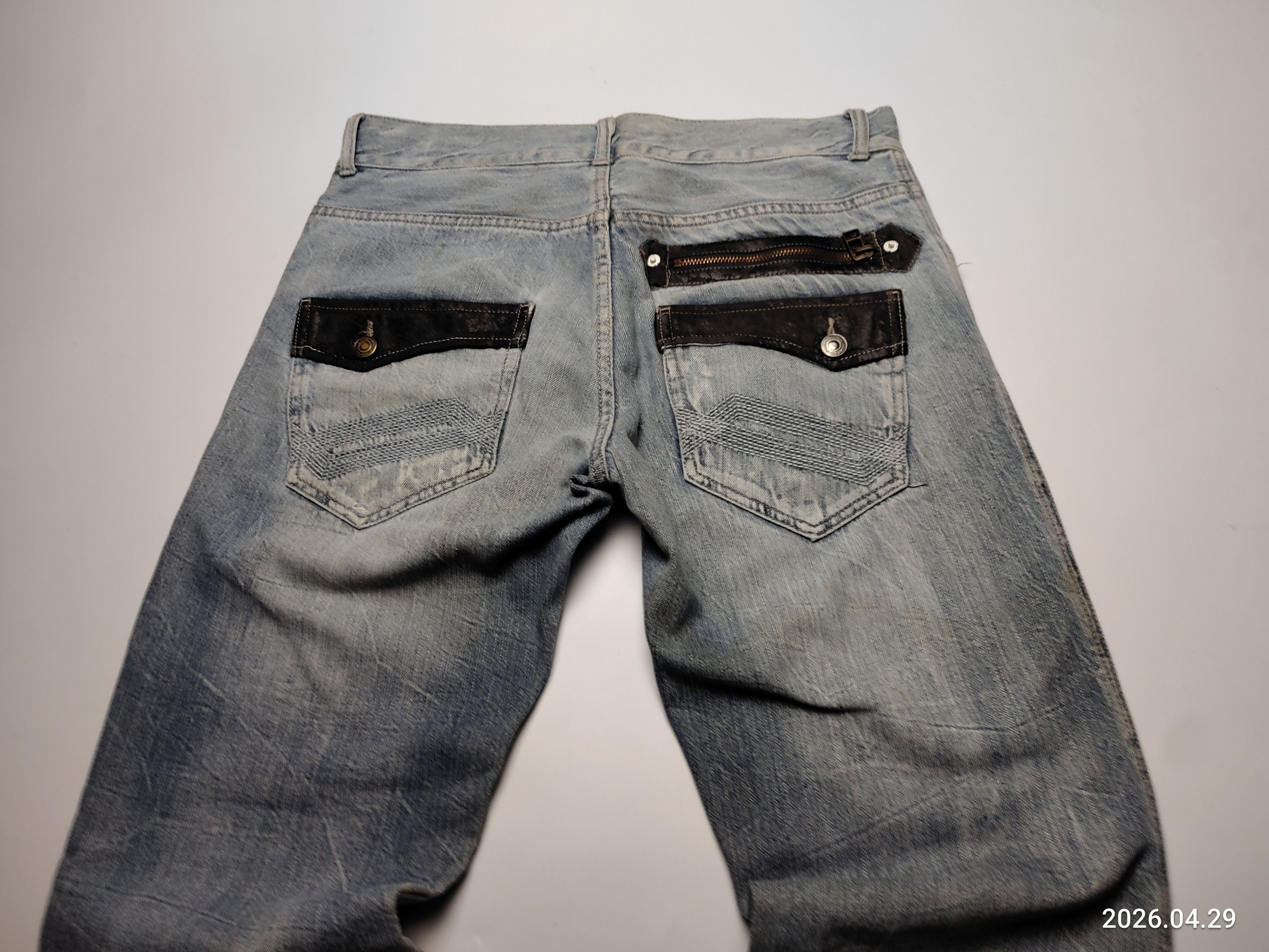 Japanese Brand Vintage Japanese Root Three denim pants Size US 30 / EU 46 - 9 Thumbnail