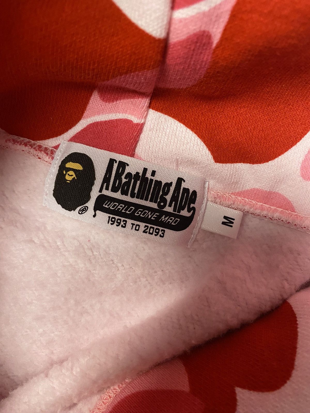 Bape BAPE Hoodie pink camo Size US M / EU 48-50 / 2 - 5 Thumbnail