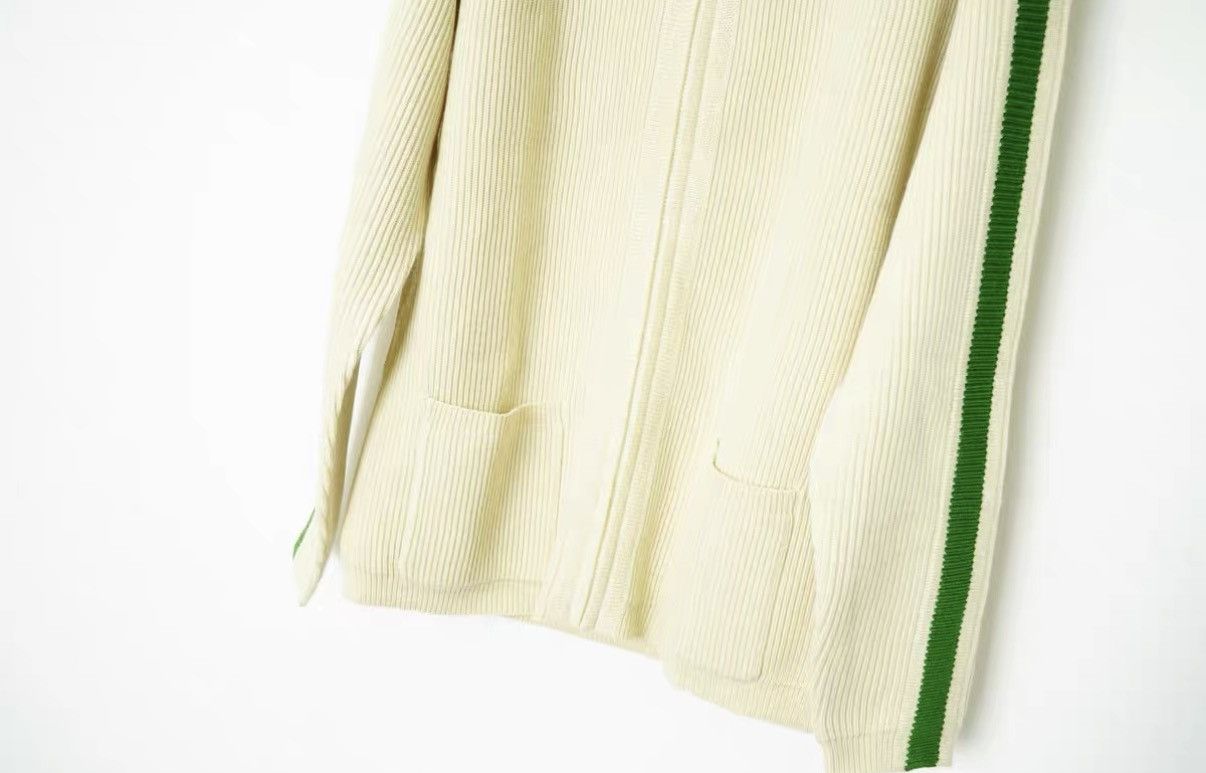 Yohji Yamamoto Yohji Yamamoto AAR Green & White Color Block Knit Sweater Size US M / EU 48-50 / 2 - 4 Thumbnail