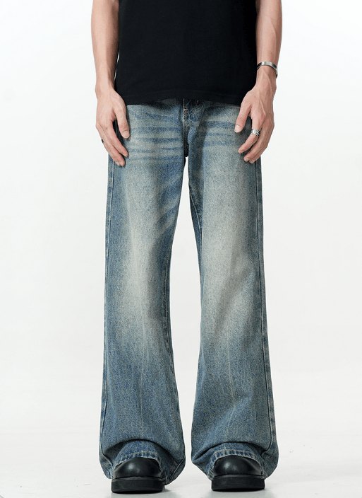 Japanese Brand × Jean American retro high street cleanfit washed versatile jeans Size US 32 / EU 48 - 1 Thumbnail