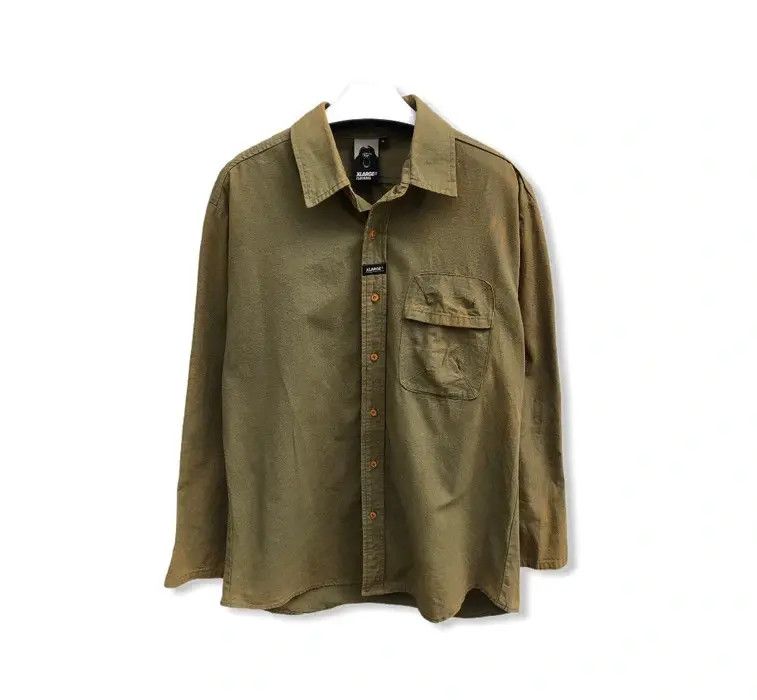 X-LARGE X large Military Design Single Pocket Button Up Shirt Size US M / EU 48-50 / 2 - 1 Thumbnail