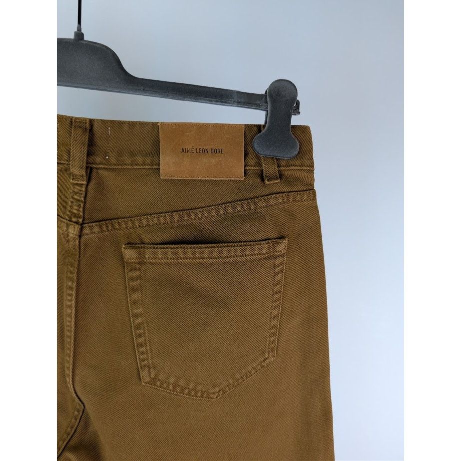 Aime Leon Dore o1rshd1 Garment Dyed Straight Fit Denim in Tapenade Size US 32 / EU 48 - 14 Thumbnail