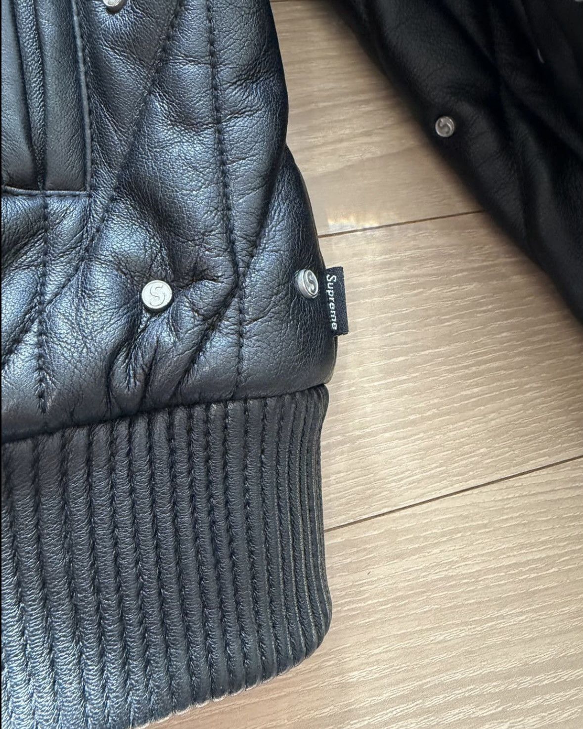 Supreme Supreme Quilted Studded Leather Jacket Size US M / EU 48-50 / 2 - 7 Thumbnail