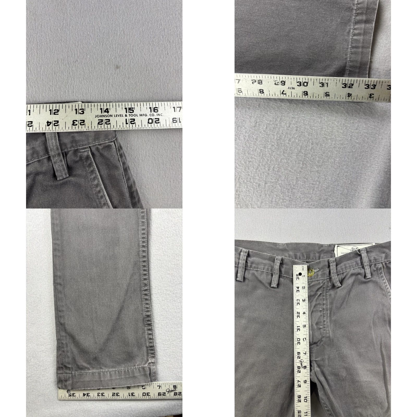 Rogue Territory Rogue Territory Pants Officer Trousers Slim Taper Gray Men’s 29x32 Chino Workwear Casual Business Size US 29 - 8 Thumbnail