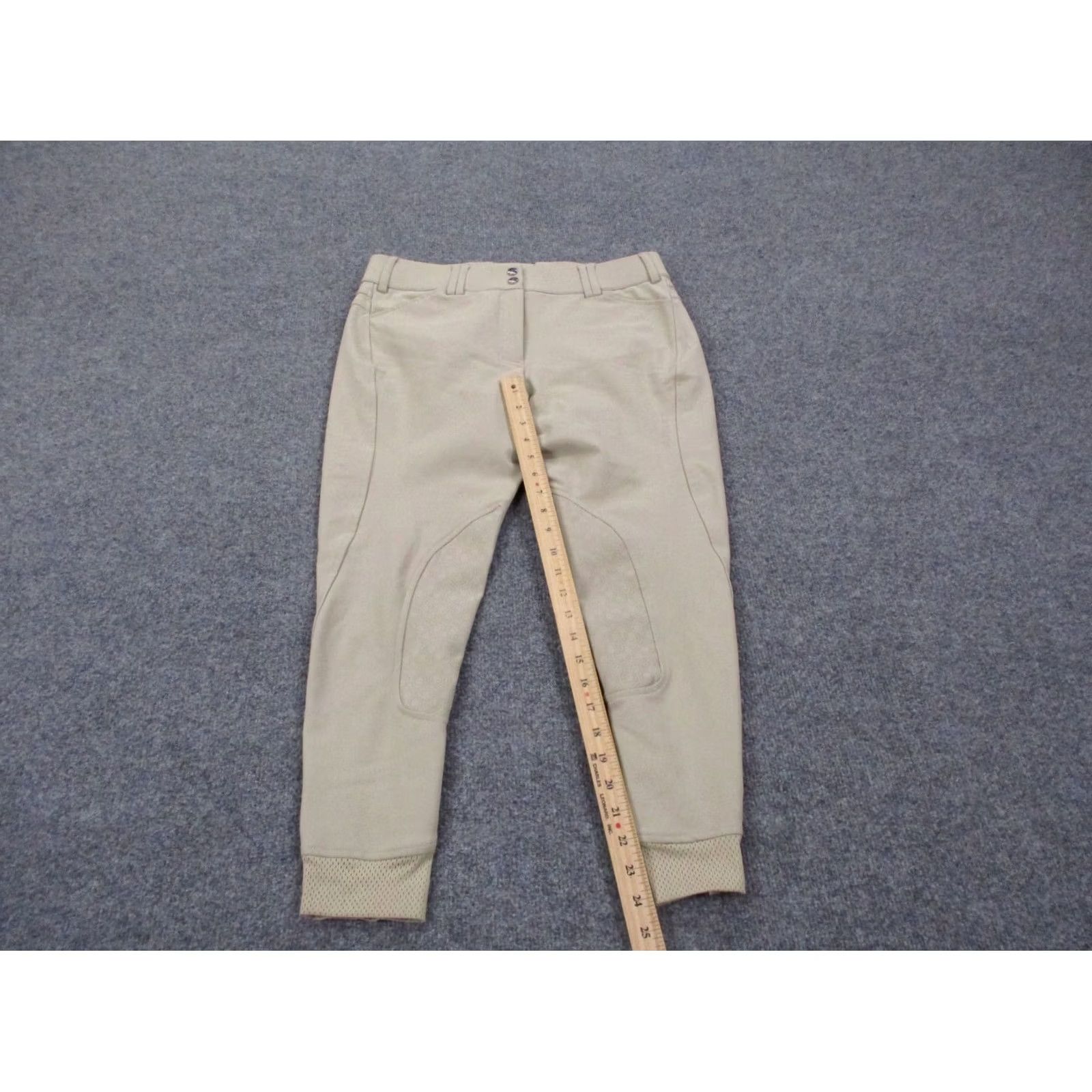Ariat Ariat Pants Womens 30R Beige Pro Riding Equestrian Active Work Stretch Breeches Size 30" / US 8 / IT 44 - 3 Thumbnail