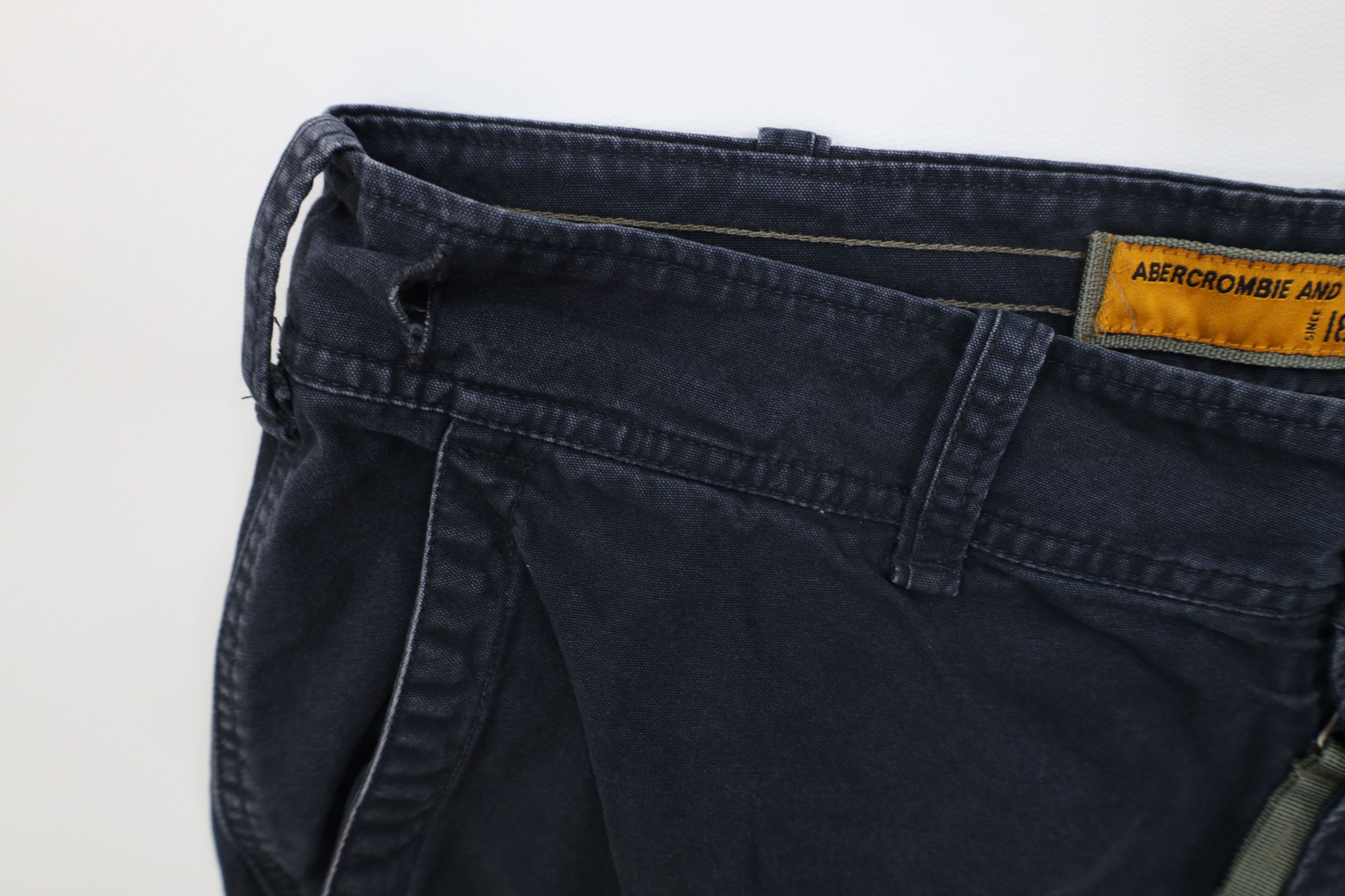 Abercrombie & Fitch Vintage 90s Y2K Abercrombie & Fitch Surplus Cargo Shorts Size US 34 / EU 50 - 7 Thumbnail