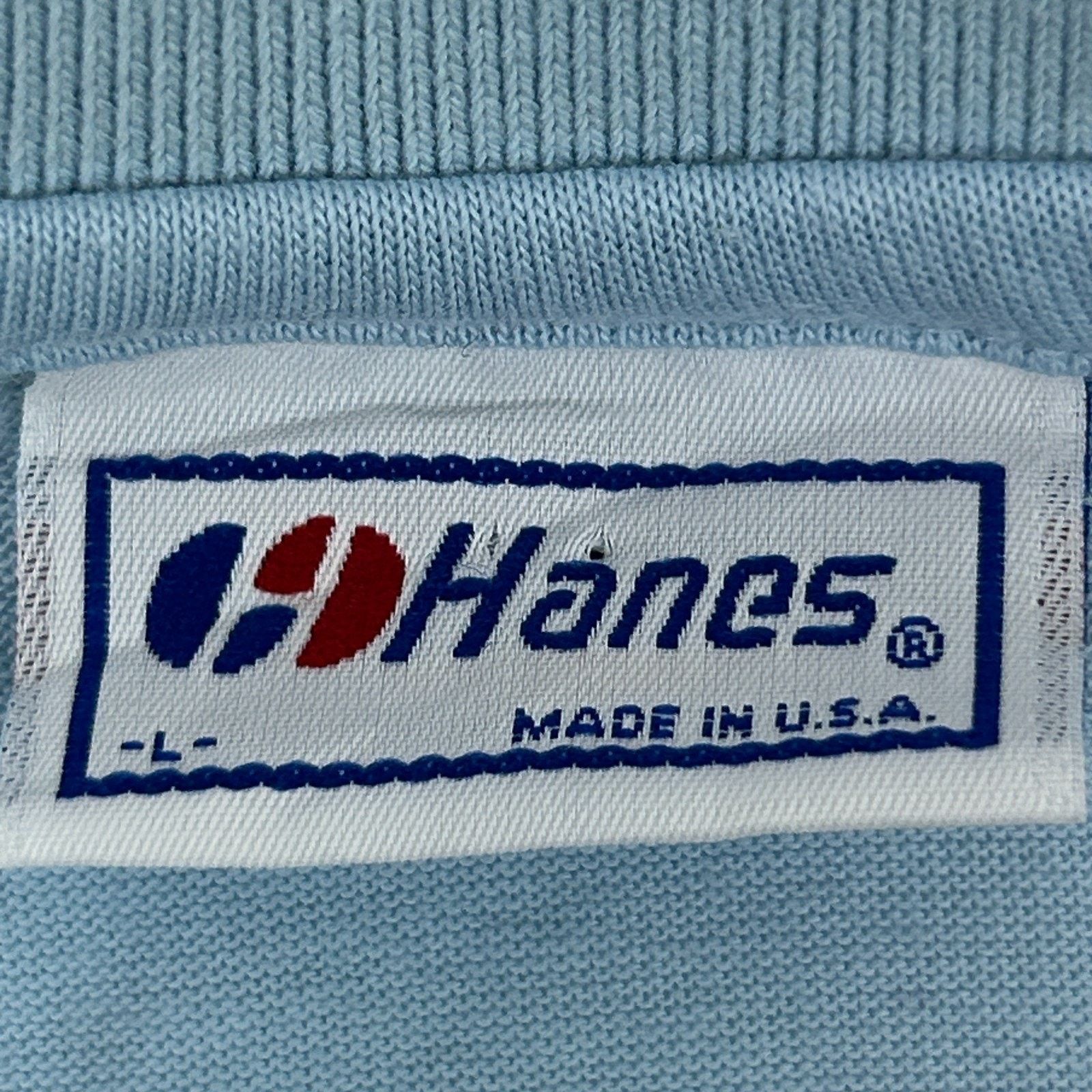 Hanes Vintage 80s Hewlett Packard Sales Support Team Polo Shirt L Size US L / EU 52-54 / 3 - 5 Thumbnail