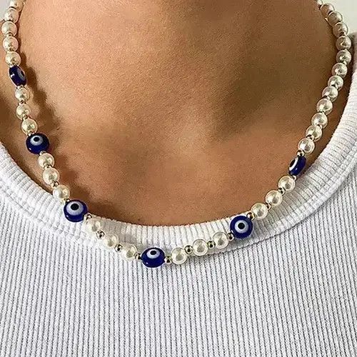 Jewelry Y2k Pearl Jewerly Necklace Size ONE SIZE - 1 Thumbnail