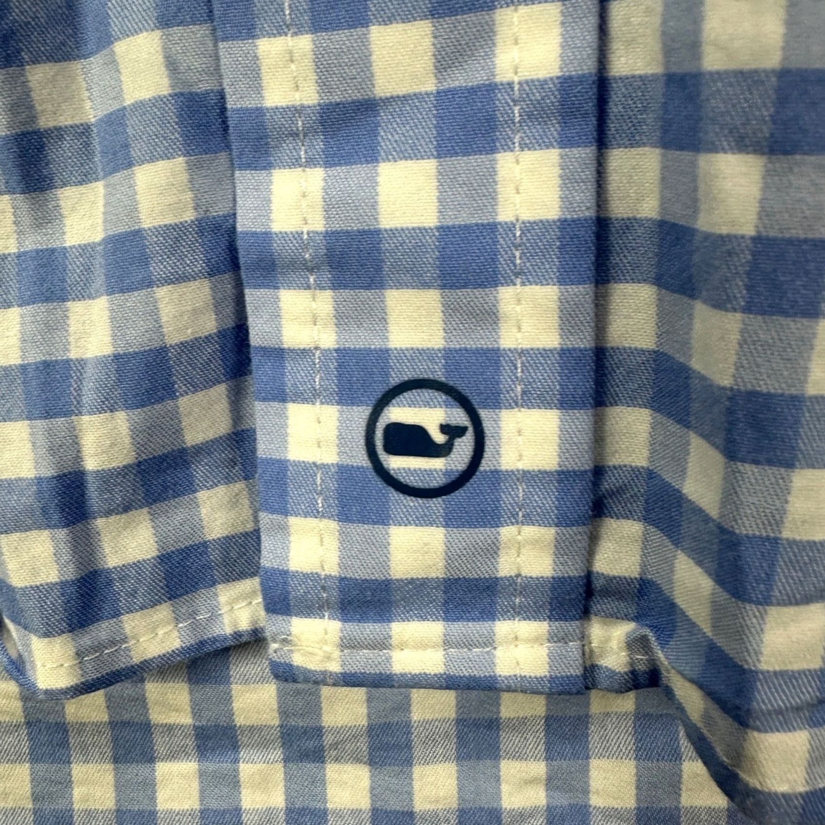 Vineyard Vines Vineyard Vines Button-Up Shirt Mens Small Blue Gingham Check Performance OTG Casual Workwear Shorts? Size US S / EU 44-46 / 1 - 5 Thumbnail