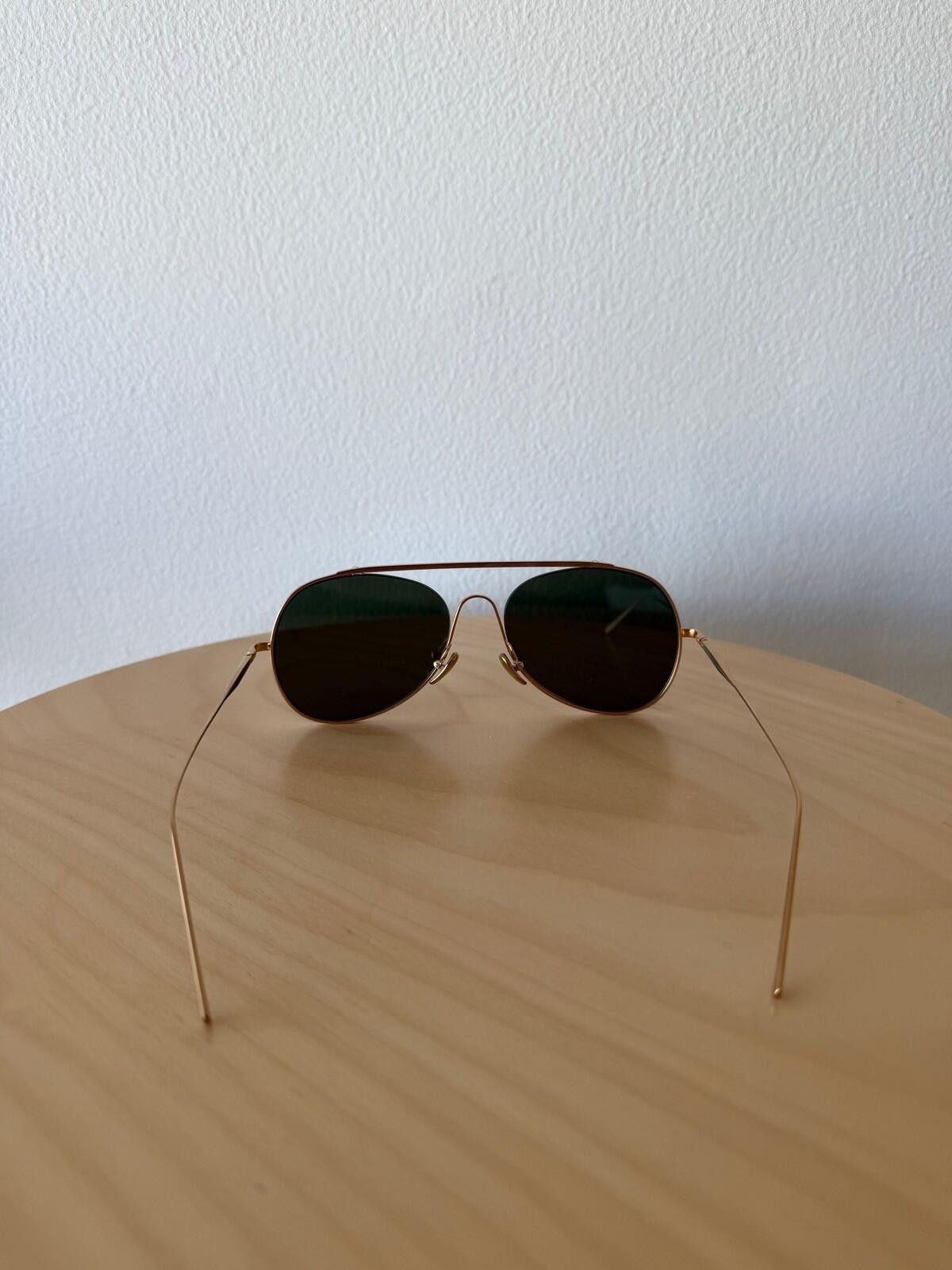 Acne Studios New acne studios spitfire sunglasses gold metal aviator Size ONE SIZE - 6 Thumbnail