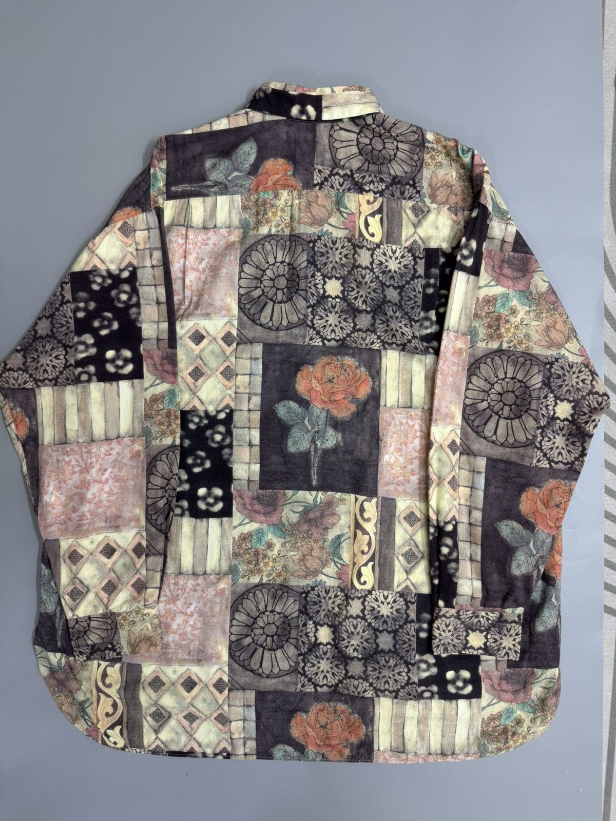 Issey Miyake Issey Miyake Men FW94 Runway Patchwork Shirt- Naoki Takizawa Size US M / EU 48-50 / 2 - 4 Thumbnail