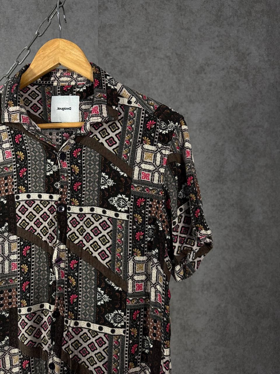 Desigual Desigual luxury designer art crazy hawaiian silk shirt Size US M / EU 48-50 / 2 - 2 Thumbnail
