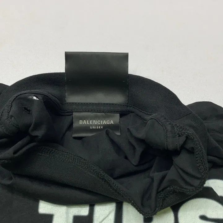 Balenciaga Balenciaga SS23 Letter Print Black T-Shirt 0079-2507 Size US XS / EU 42 / 0 - 5 Thumbnail