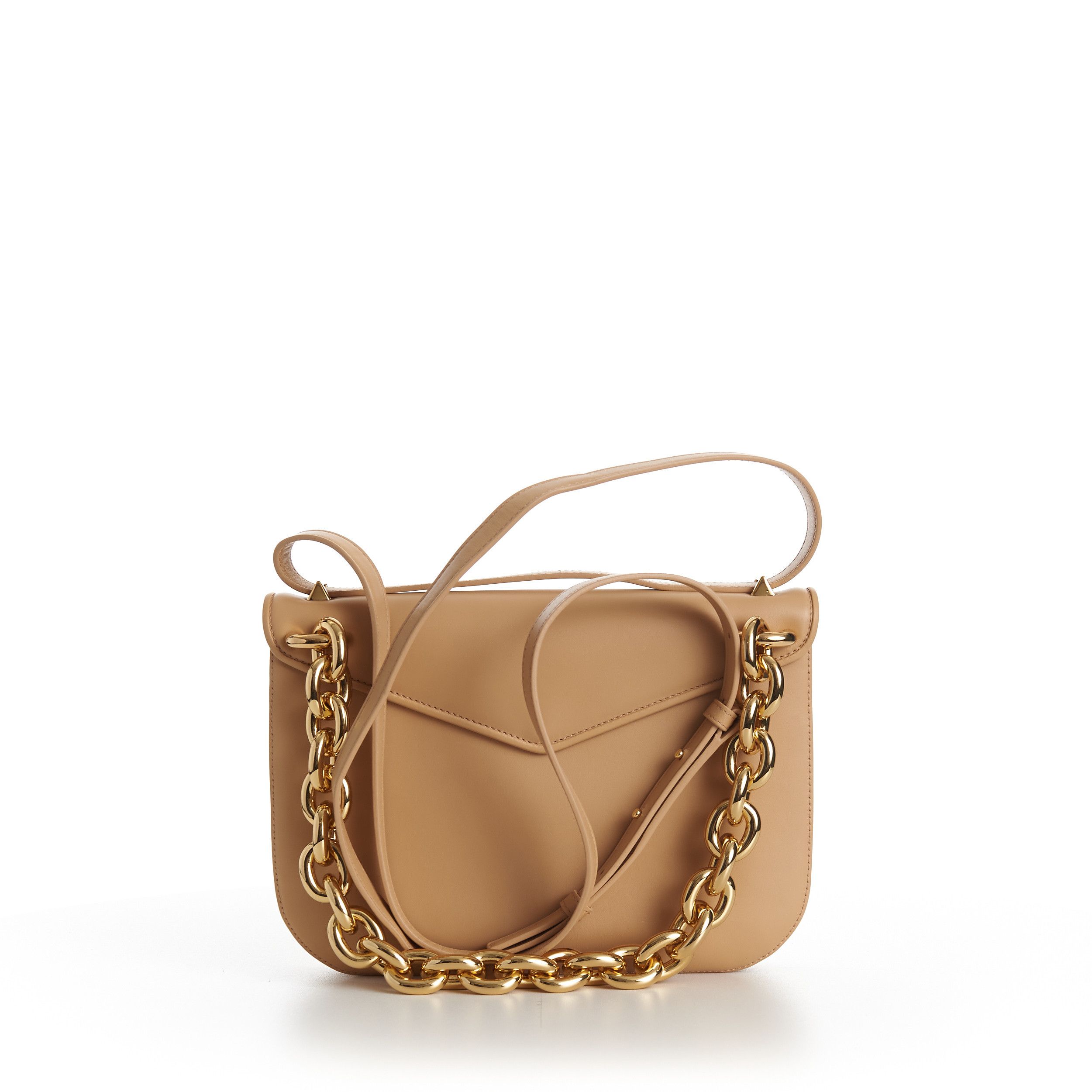 Bottega Veneta MOUNT Medium Envelope Chain Bag In Almond Leather Size ONE SIZE - 5 Thumbnail