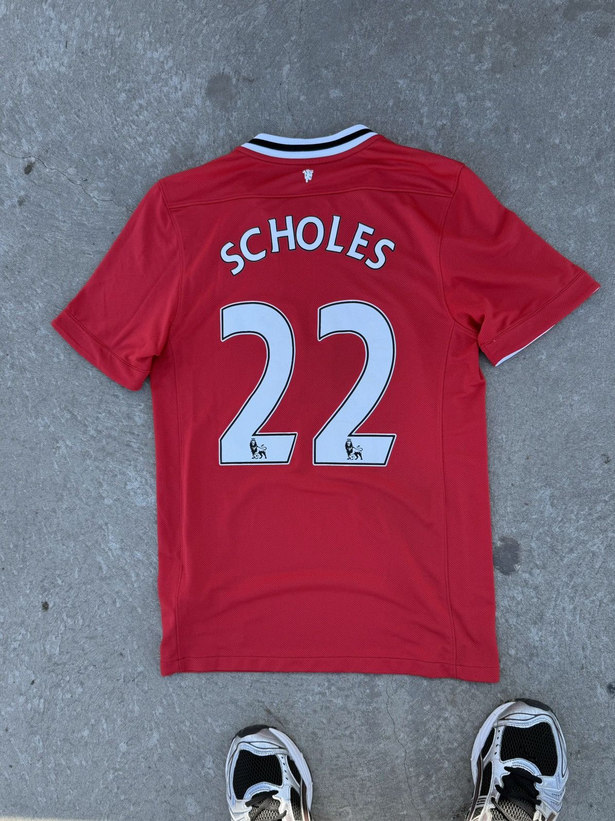 Nike 2011 Manchester United 22 Scholes Soccer Blokecore Jersey Size US S / EU 44-46 / 1 - 4 Thumbnail