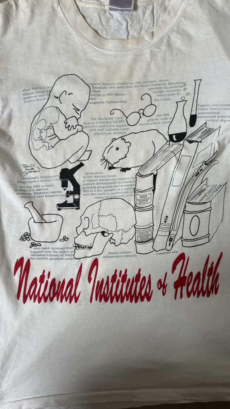 Vintage VINTAGE ONEITA NATIONAL INSTITUTES OF HEALTH NIH TEE Size US M / EU 48-50 / 2 - 2 Thumbnail