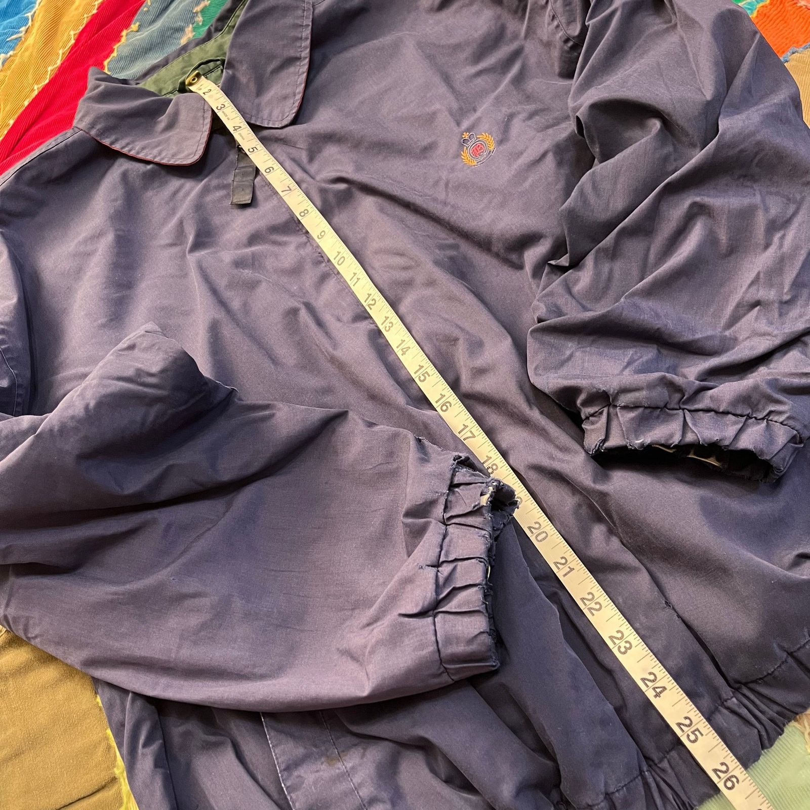 Bugle Boy Vintage Bugle Boy Red Blanket Lined Navy Blue Full Zip Jacke Size US L / EU 52-54 / 3 - 5 Thumbnail
