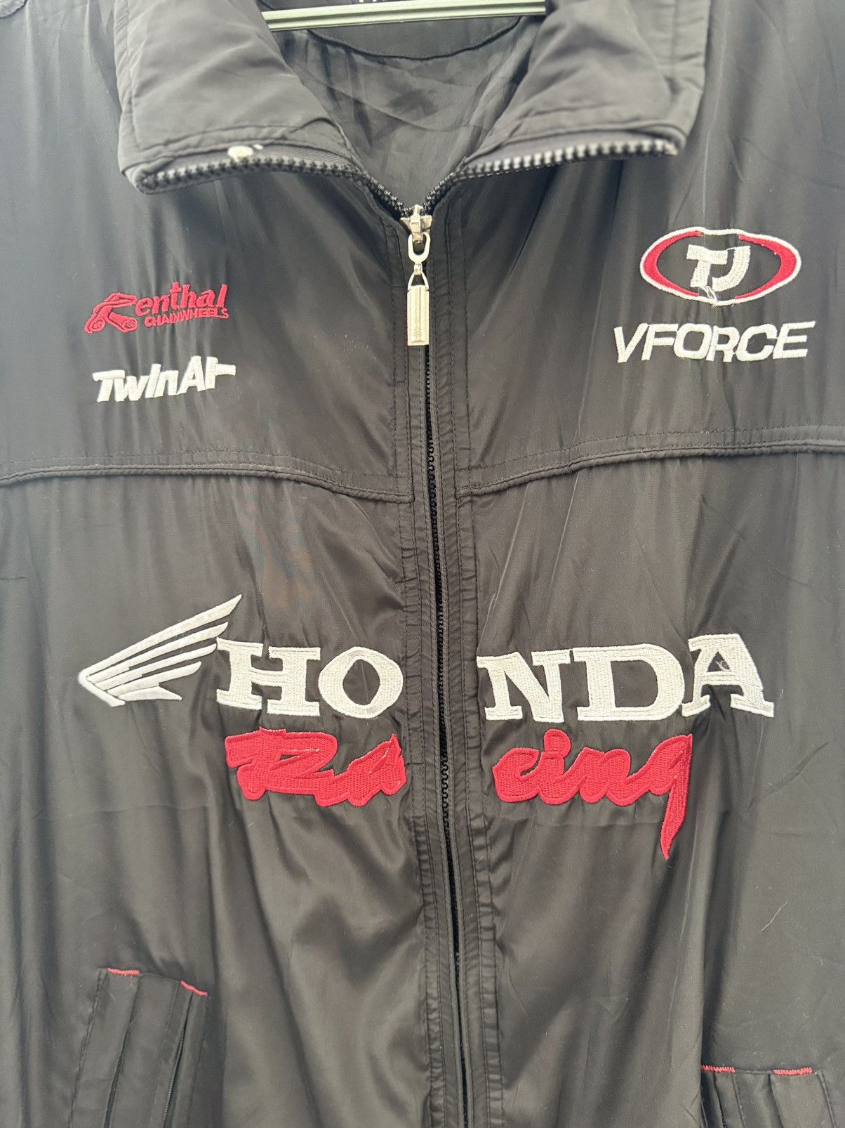 Honda × Vintage Honda Vintage Moto Racing Vintage Avant Garde Biker Jacket Size US XL / EU 56 / 4 - 3 Thumbnail
