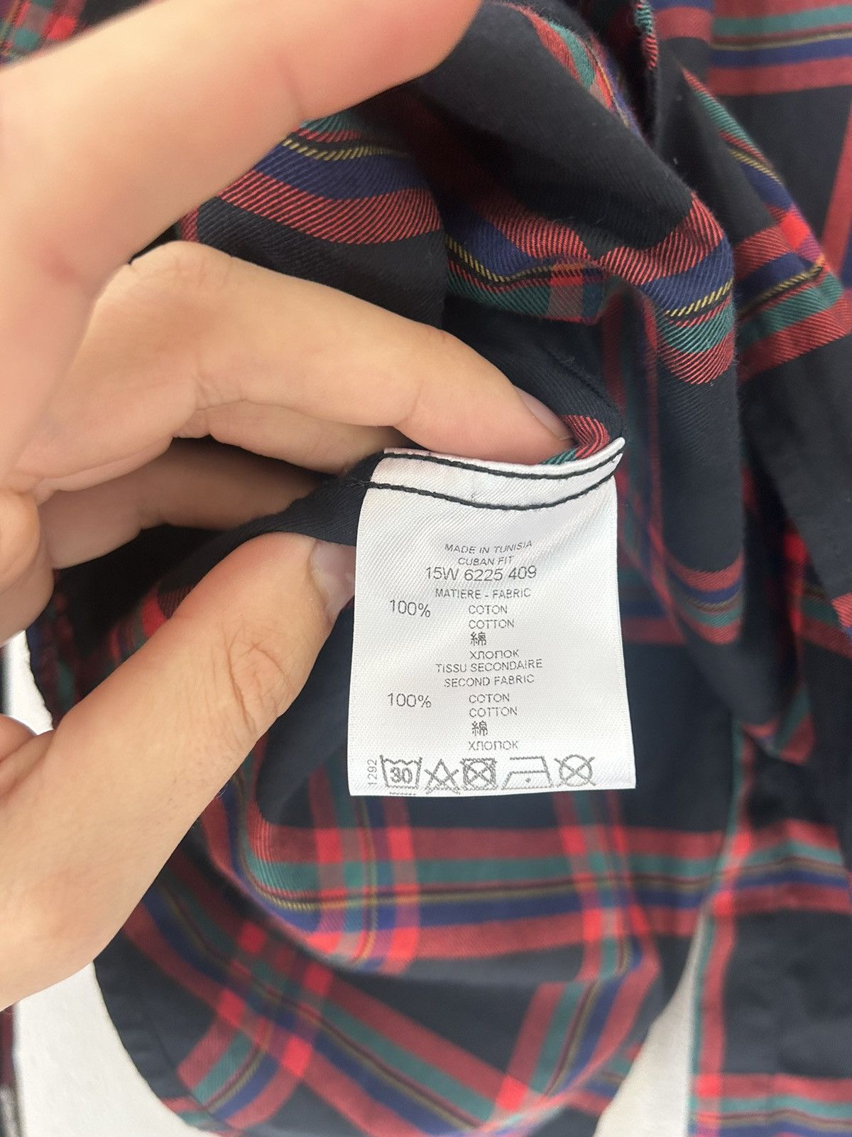 Givenchy Plaid Button-Up Shirt Size US S / EU 44-46 / 1 - 7 Thumbnail