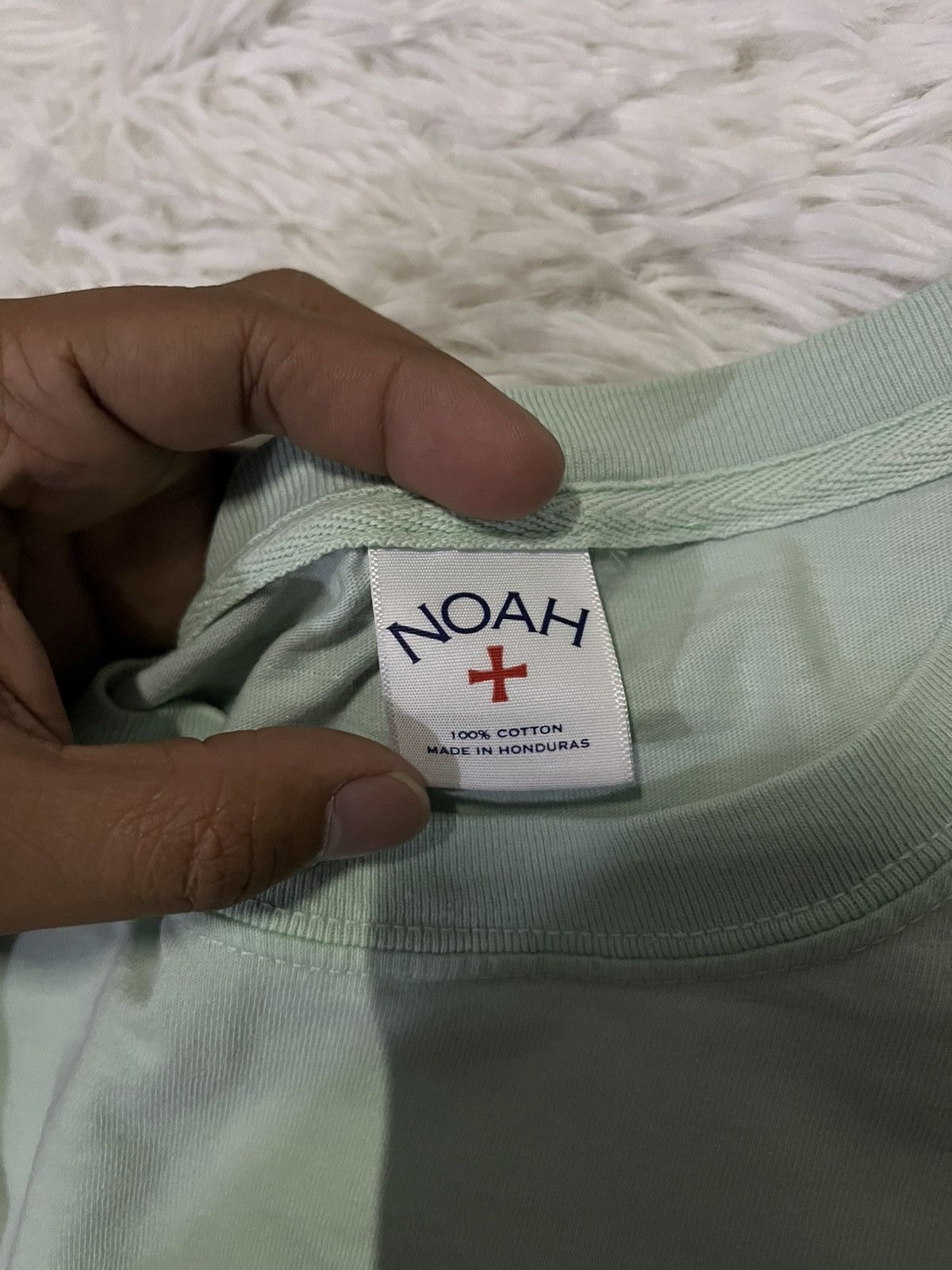 Noah Noah Pocket Tee - Mint Green Size US M / EU 48-50 / 2 - 4 Thumbnail