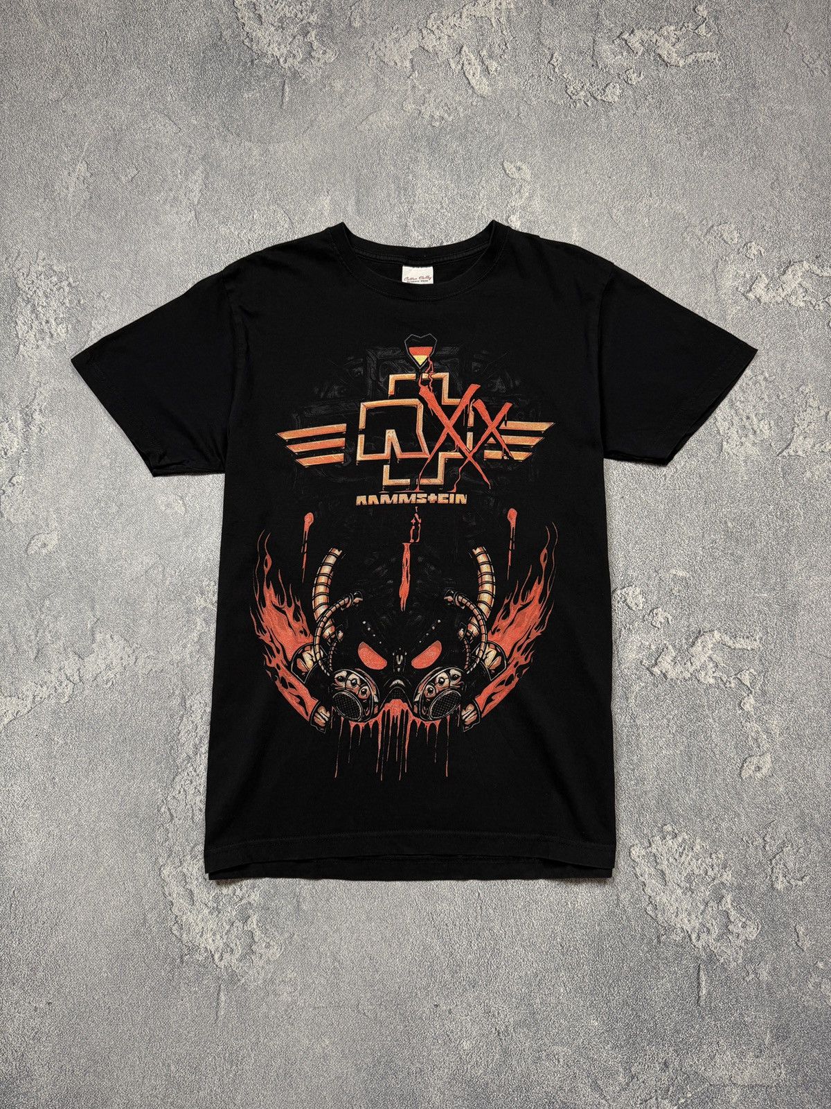 Japanese Brand Vintage RAMMSTEIN tee With Big Logo Size US XL / EU 56 / 4 - 1 Thumbnail