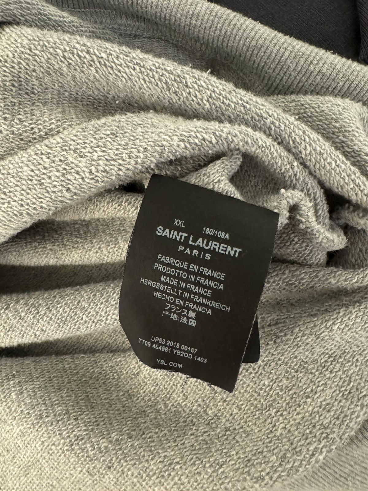Saint Laurent Paris Saint Laurent Rive Gauche Hoodie Size US XXL / EU 58 / 5 - 4 Thumbnail