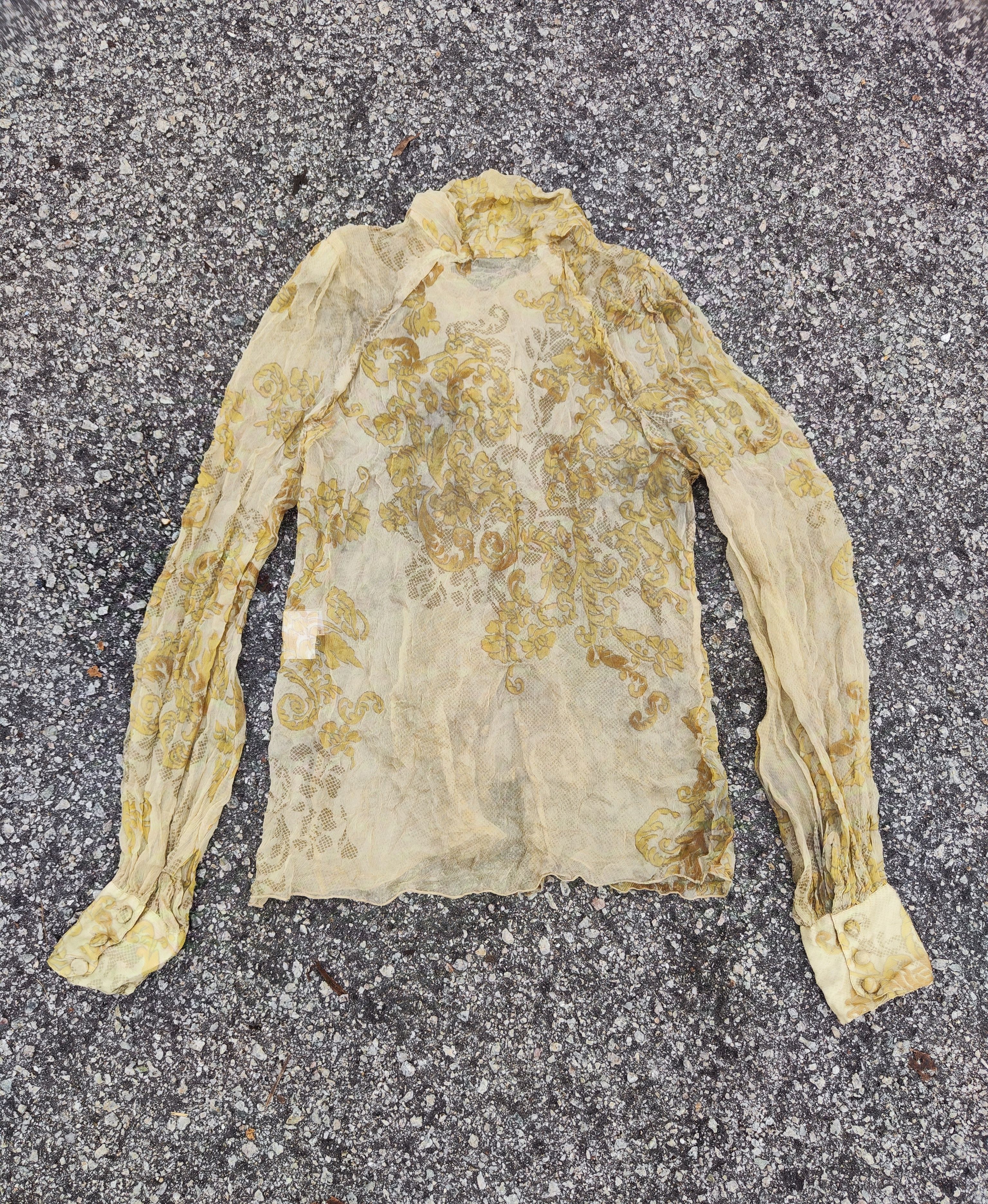 Dolce & Gabbana SS0206 Runaway Floral Silk Top Size ONE SIZE - 2 Thumbnail