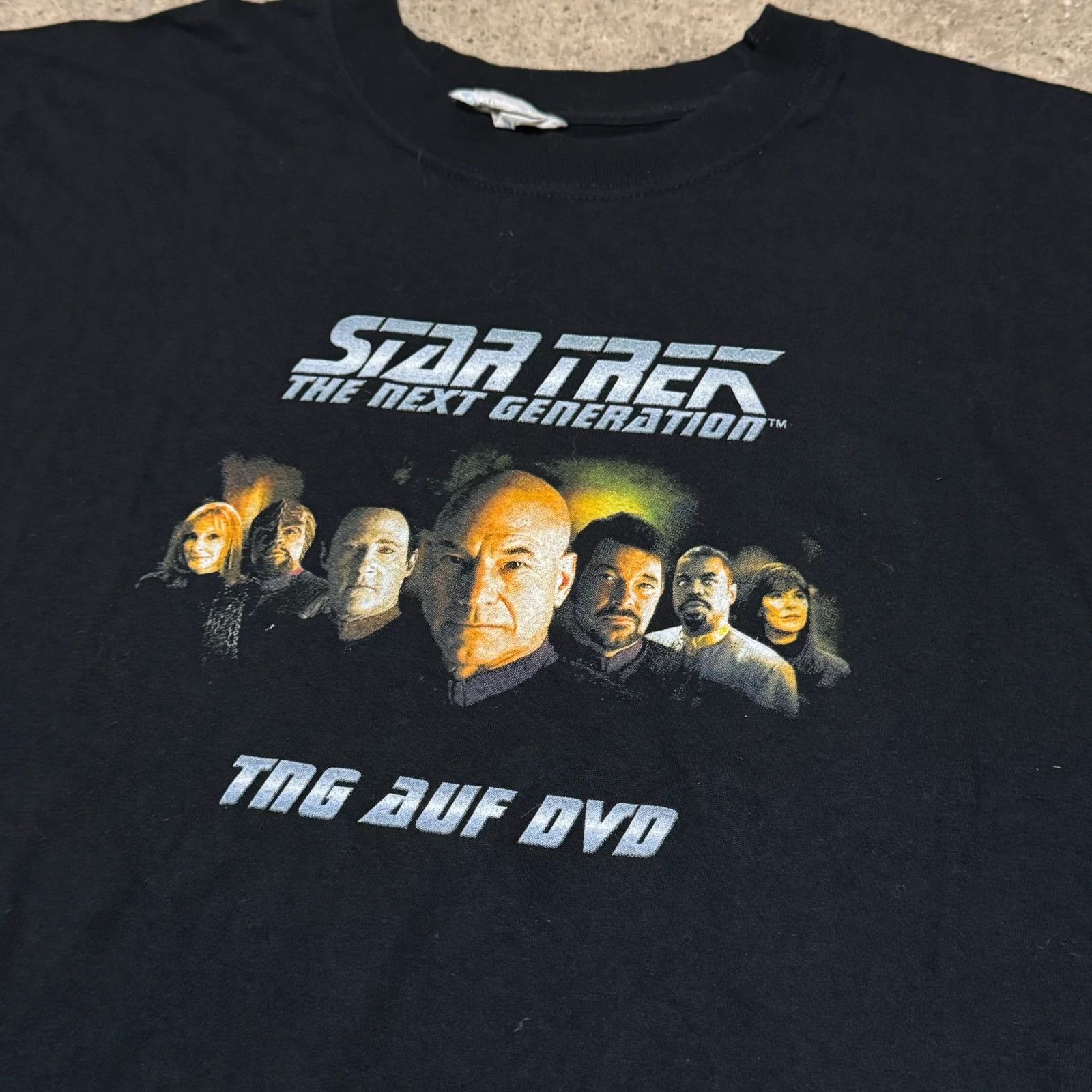 Vintage Vintage 90s promo star treck t-shirt Size US XL / EU 56 / 4 - 2 Thumbnail