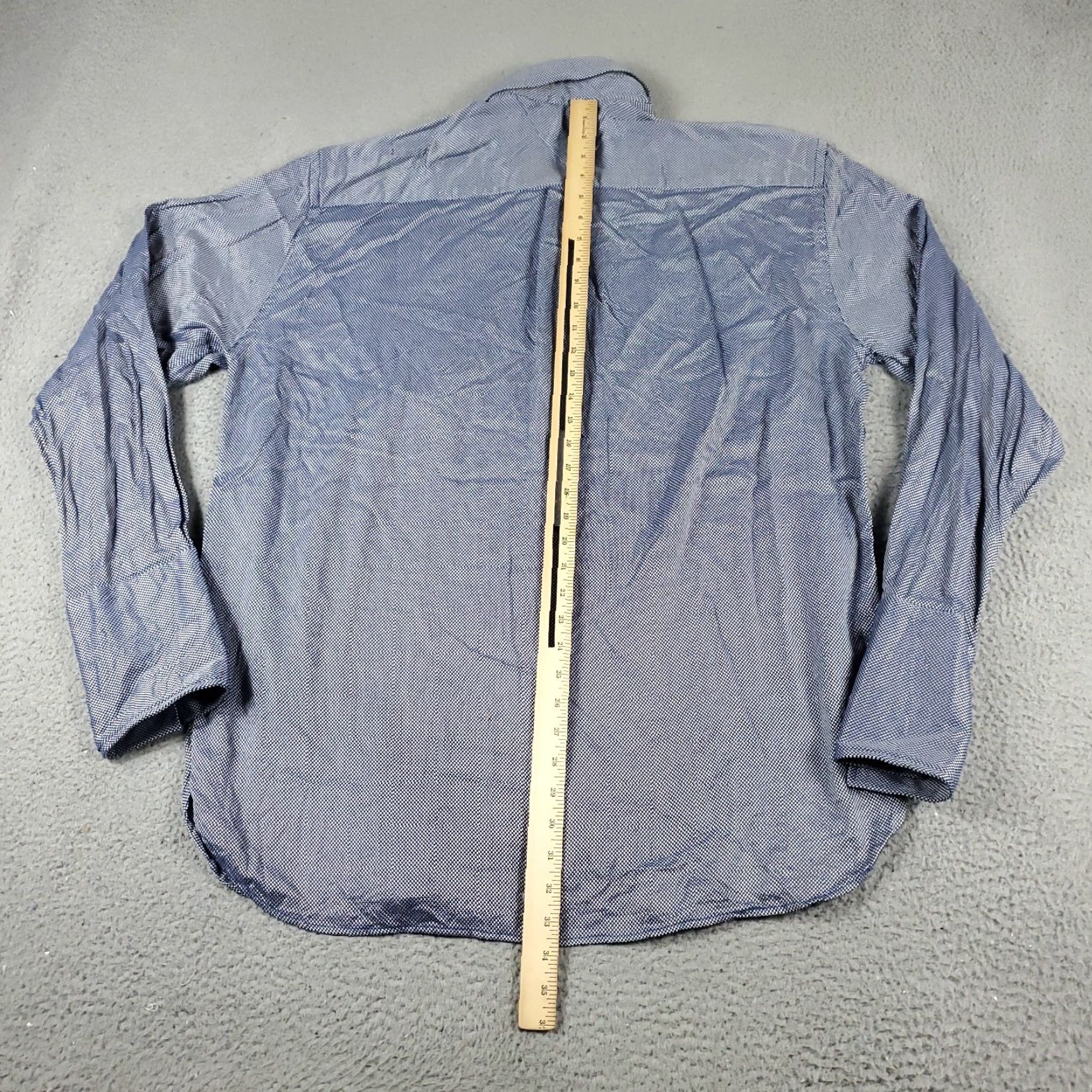 Tommy Hilfiger TOMMY HILFIGER Shirt Mens XL Blue Casual Button-Up Long Sleeve Woven Size US XL / EU 56 / 4 - 3 Thumbnail
